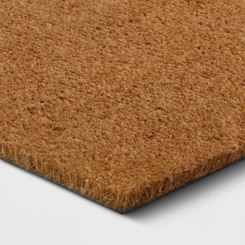1'6"x2'6" So Happy You're Here Doormat Natural - Threshold™ - Image 3