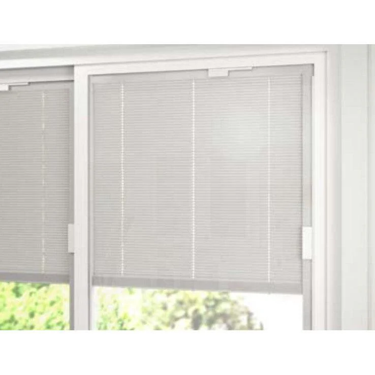 3 Panel Sliding White Patio Door (Raise & Lower Blinds) - Image 3