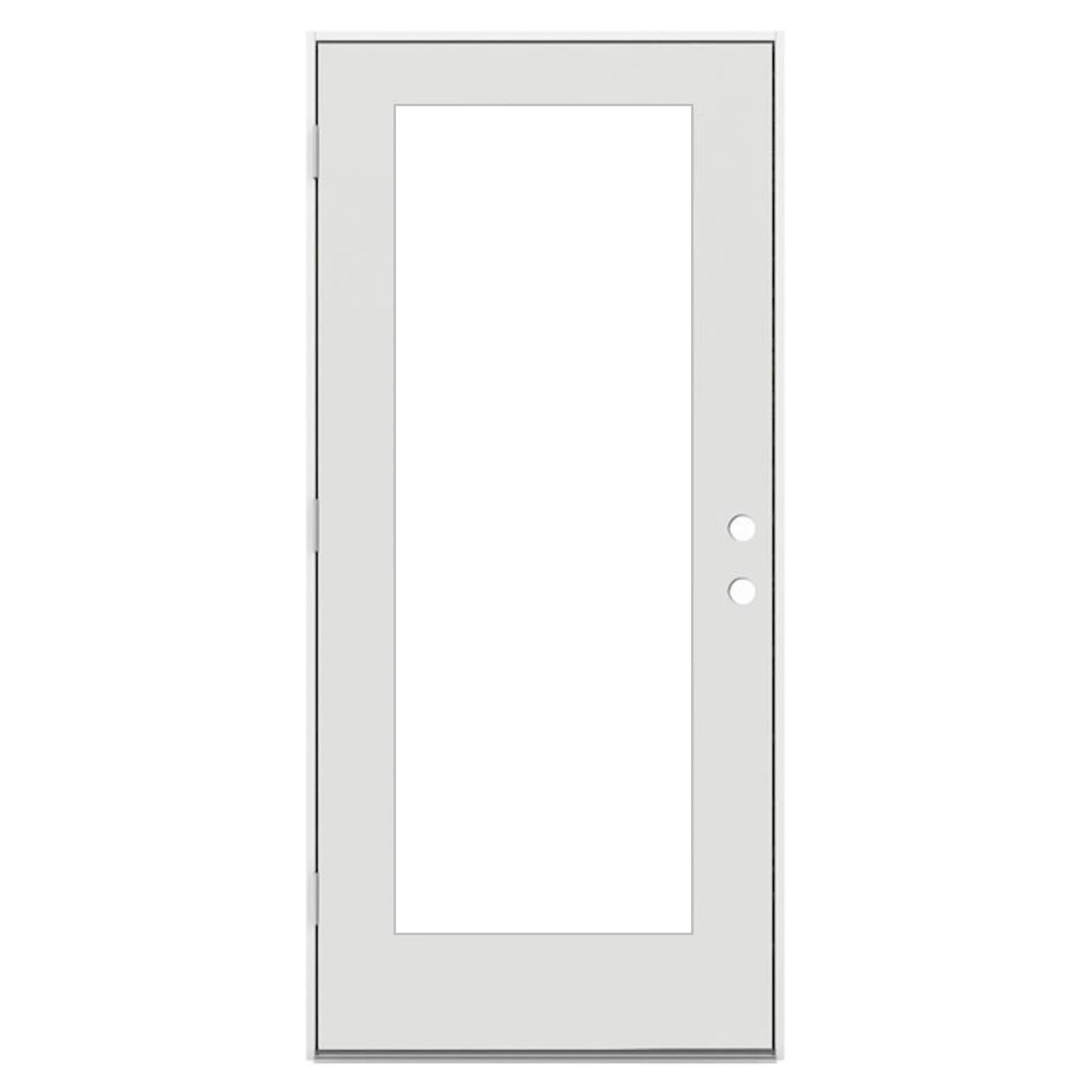 30" x 80" OUTSWING Prehung Smooth Fiberglass Entry Door System (6 Panel) - Image 11