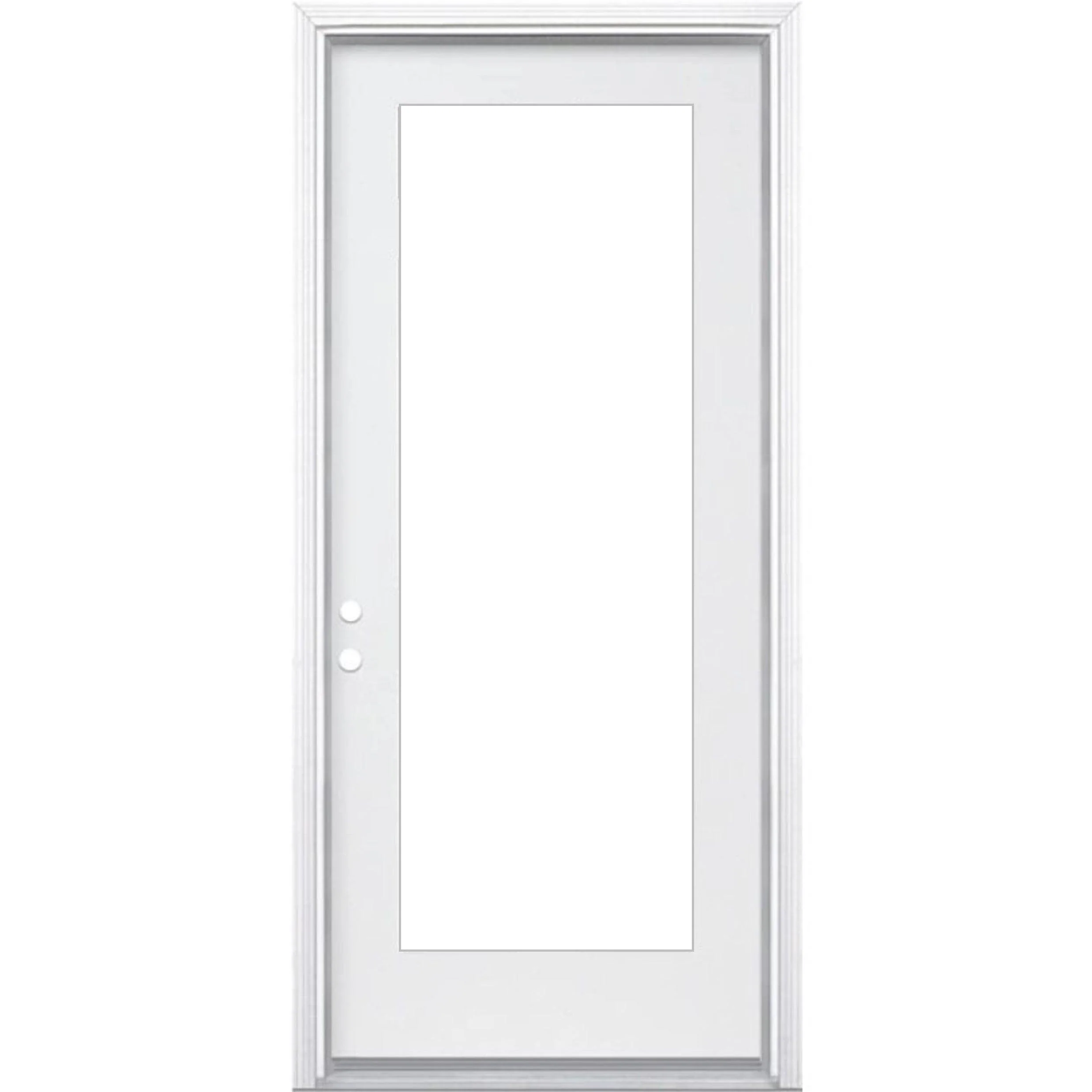 30" x 80" Prehung Smooth Fiberglass Entry Door System (6 Panel) - Image 10