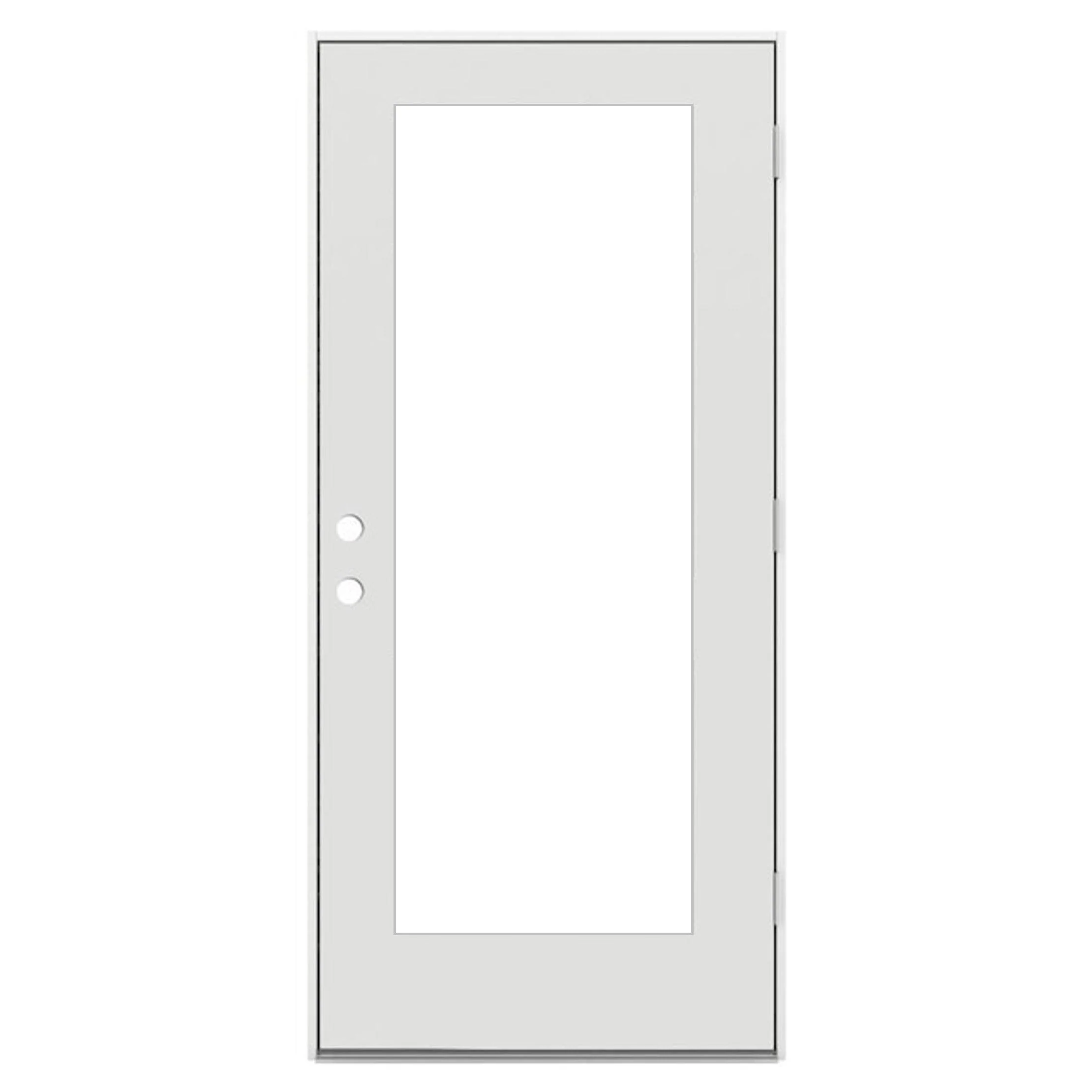 34" x 80" OUTSWING Prehung Smooth Fiberglass Entry Door System (6 Panel) - Image 13