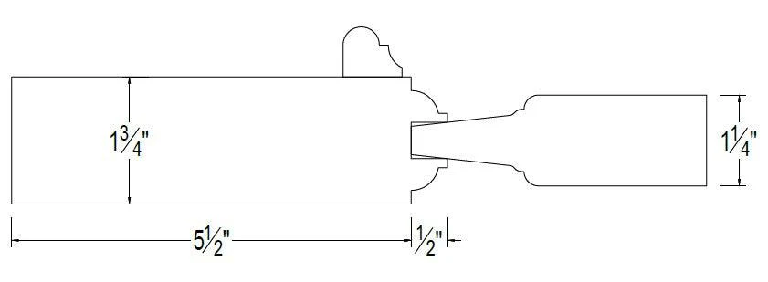 36" Mahogany Entry Door Slab (6 Panel) - Image 5