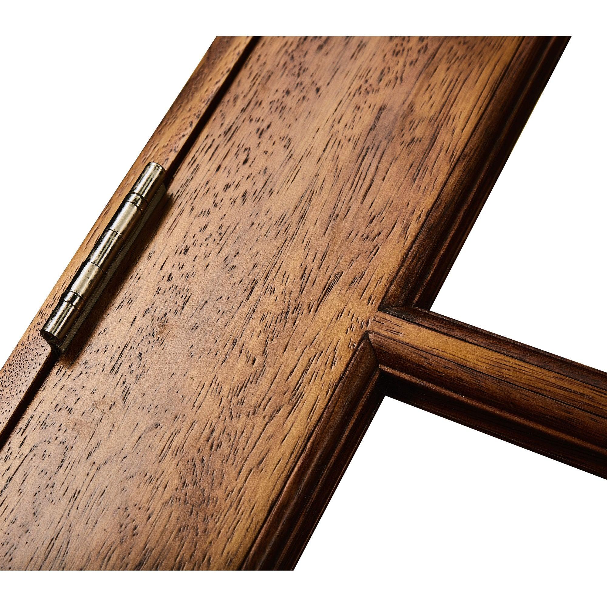 36" Prehung Mahogany Entry Door System (3/4 Glass 6 Lite) - Image 5