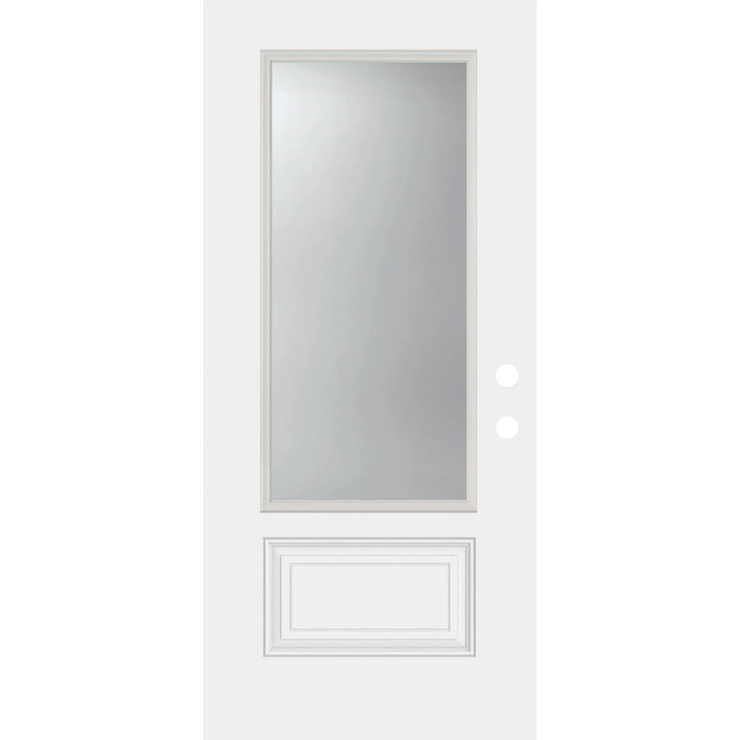 Smooth Fiberglass Entry Door Slab (2 Panel 3/4) - Image 3