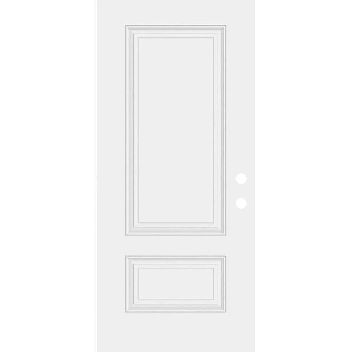 Smooth Fiberglass Entry Door Slab (2 Panel 3/4) - Image 4