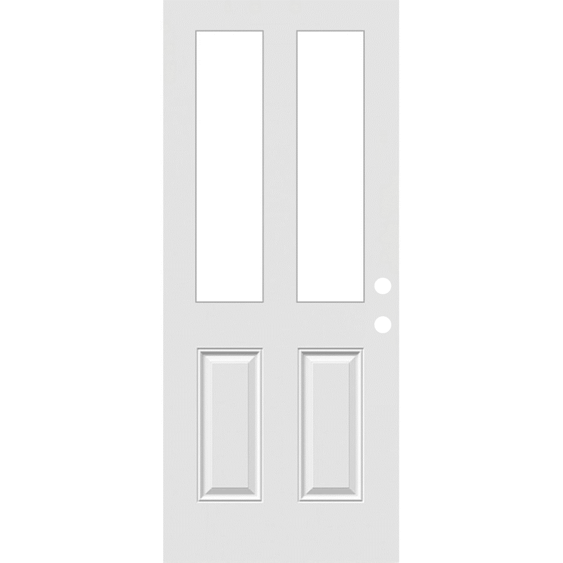 Smooth Fiberglass Entry Door Slab (6 Panel) - Image 4
