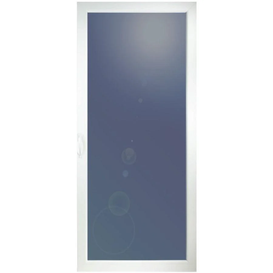 Aluminum Storm Door with Swappable Glass and Screen (Full View )