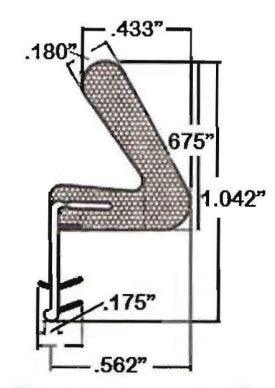 97" Extra Long High Reach Foam Weatherstrip Set (3 pieces) - Image 5