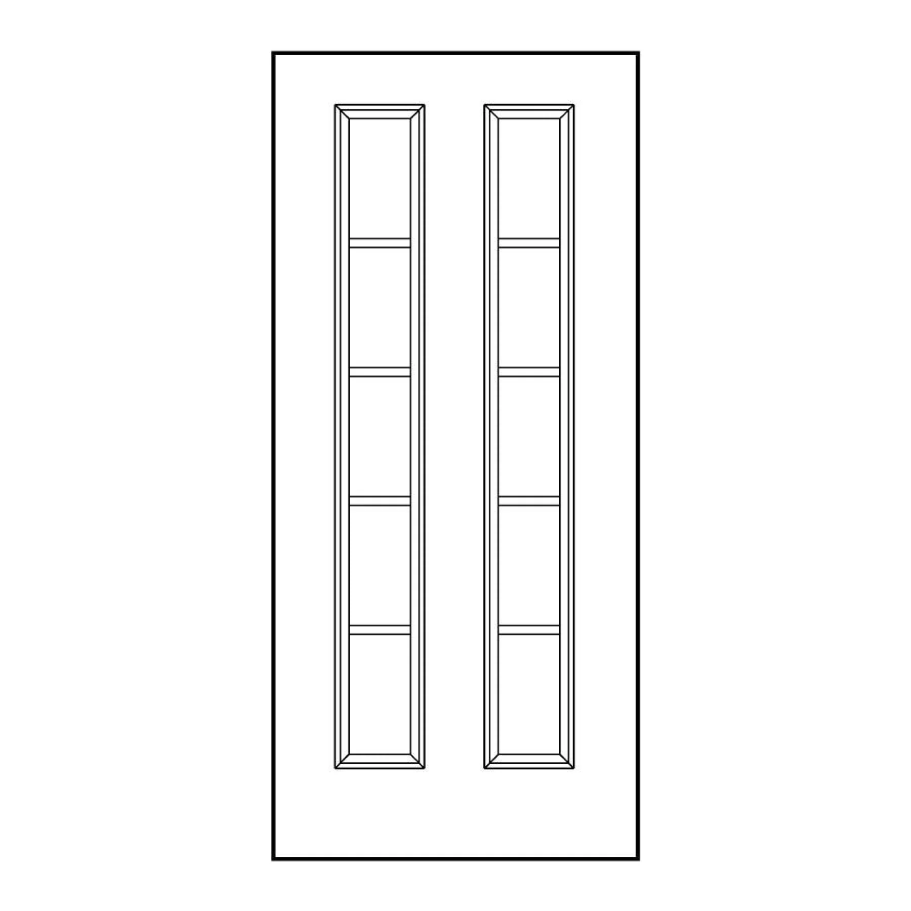 Clear 5 Lite Glass and Frame Kit (Full Sidelite) - Image 4