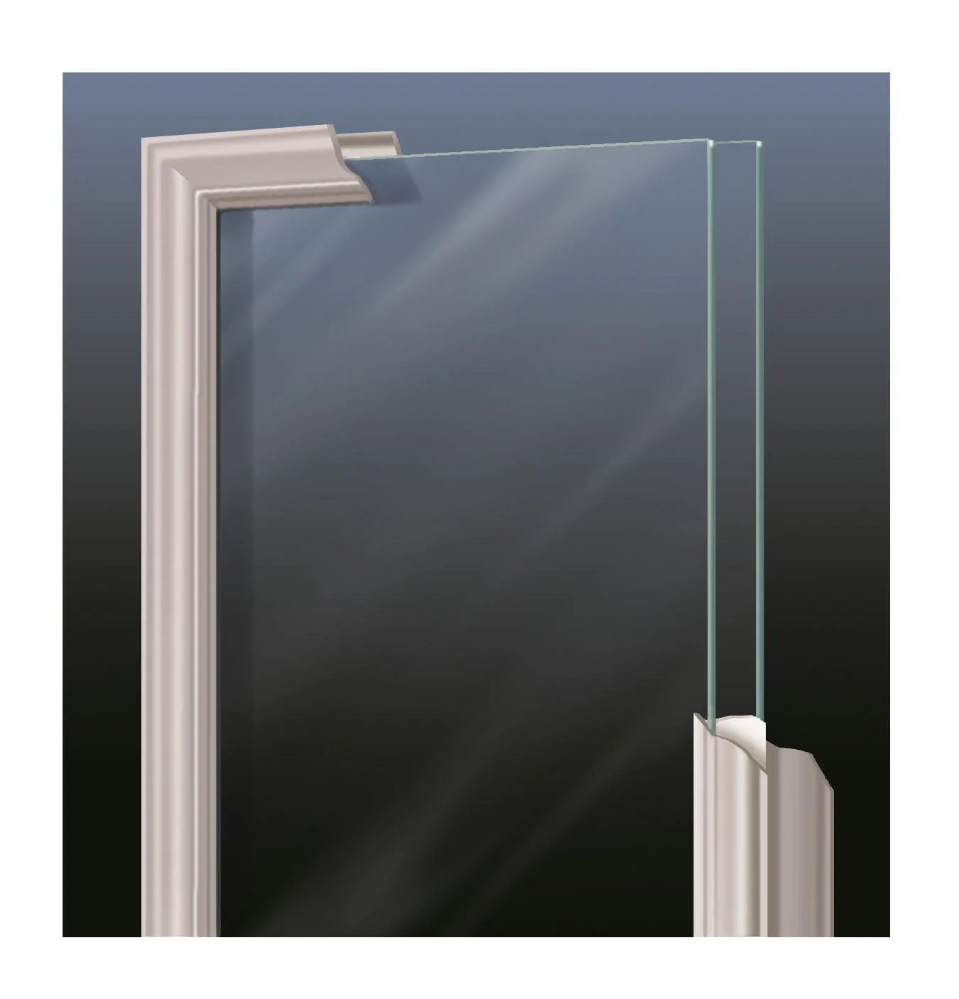Clear 8 Lite Glass and Frame Kit (Full Lite) - Image 3
