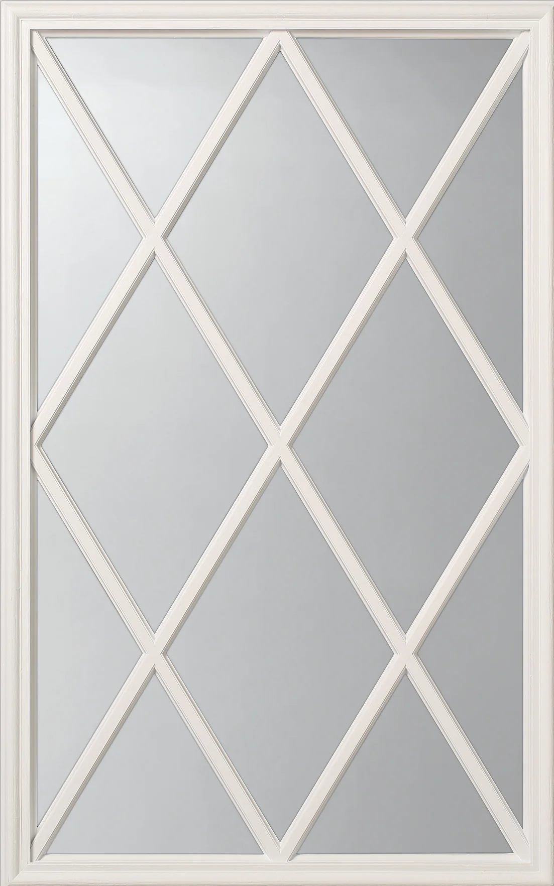 Clear Diamond Grid Glass and Frame Kit (Half Lite) - Image 4
