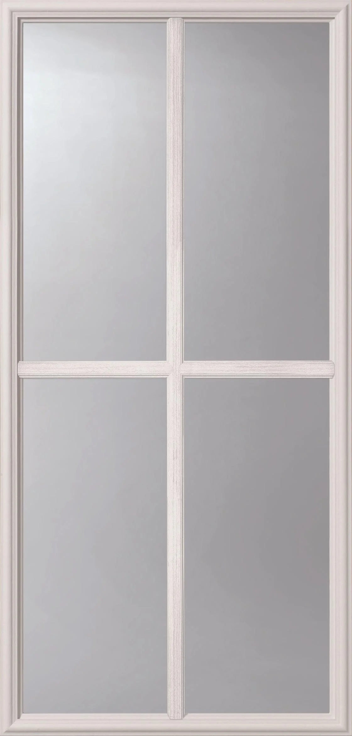 Clear Simulated 4 Lite Glass and Frame Kit (3/4 Lite 24" x 50" Frame Size) - Image 4