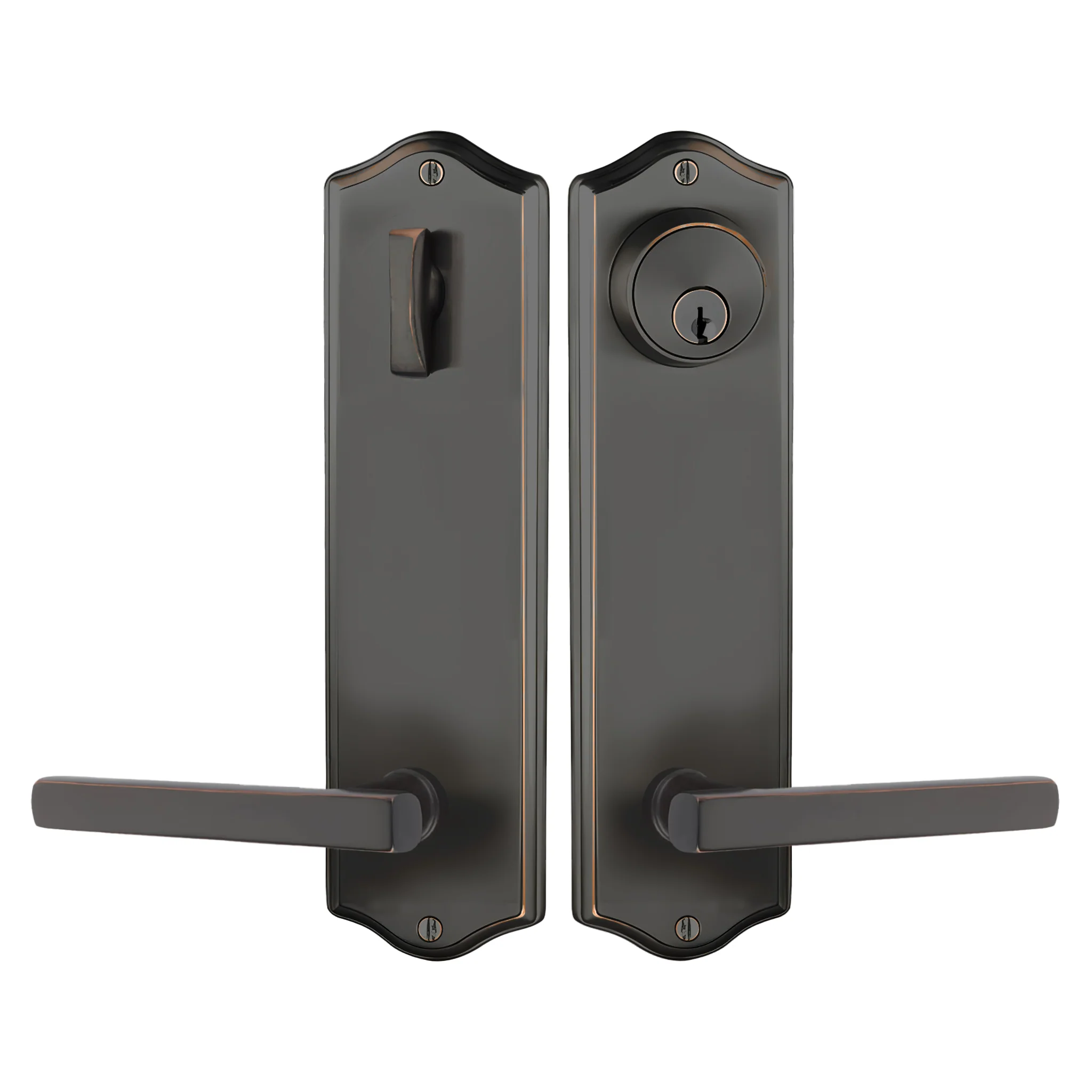Colonial Sideplate Entry Lockset by Emtek - Image 10