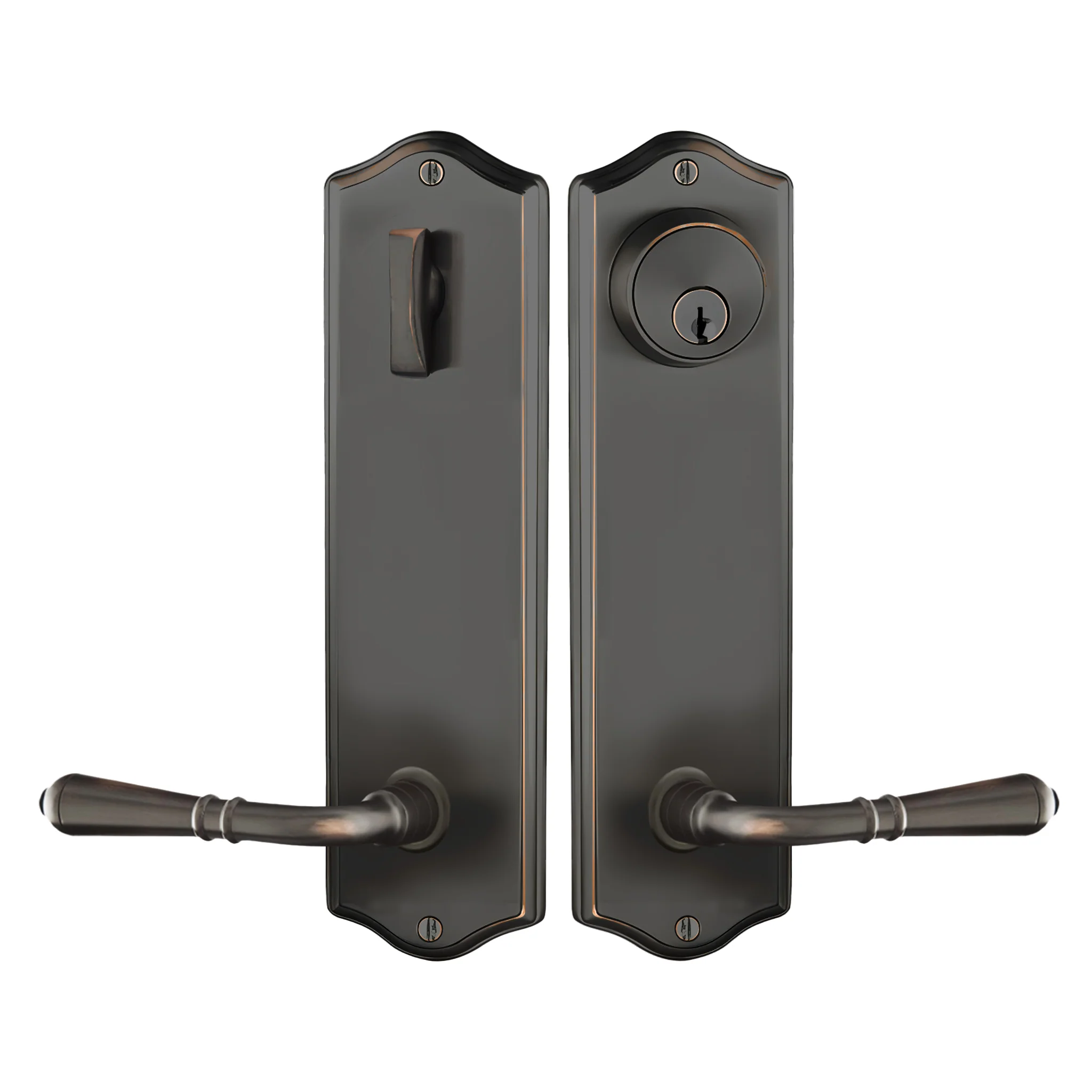 Colonial Sideplate Entry Lockset by Emtek - Image 13
