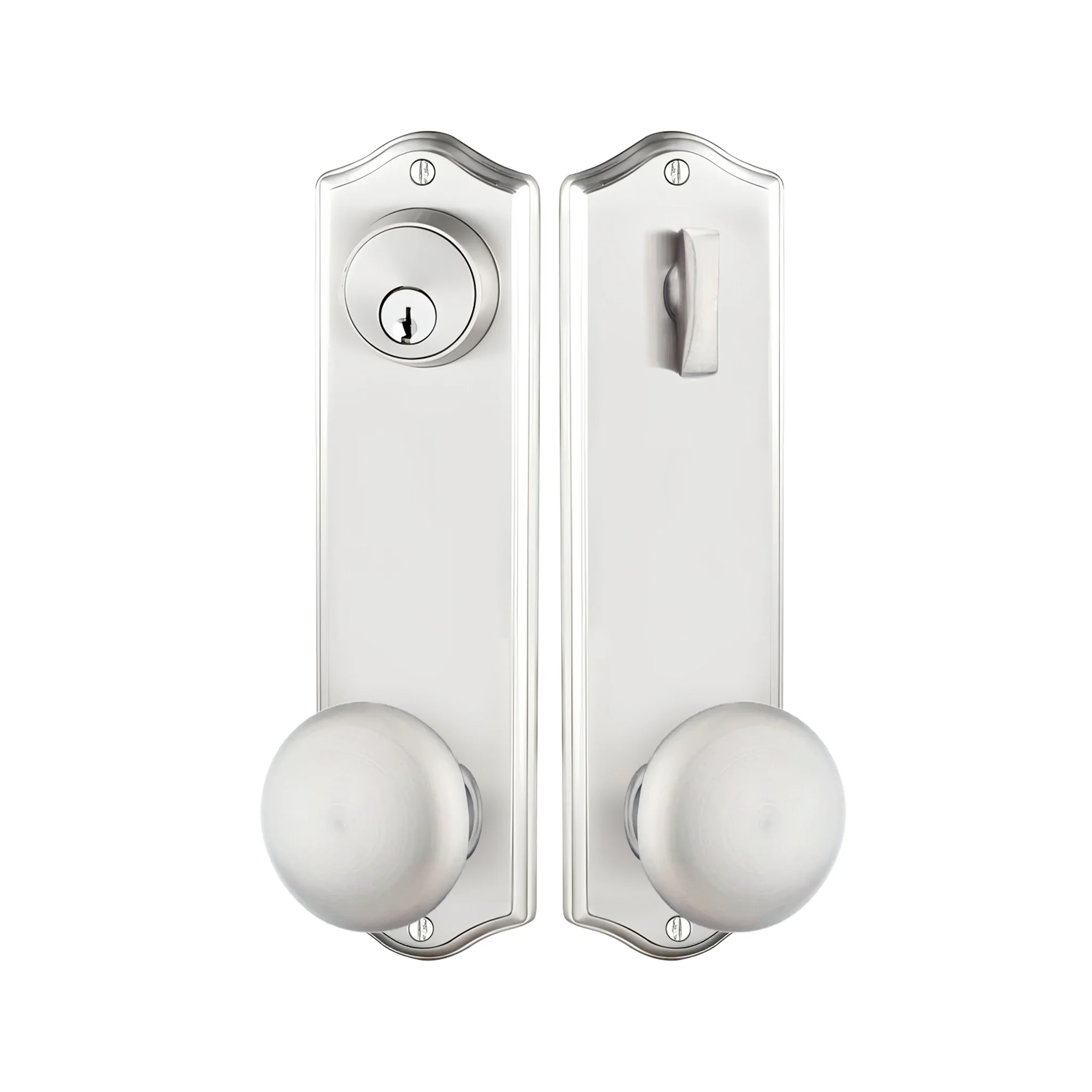 Colonial Sideplate Entry Lockset by Emtek - Image 16