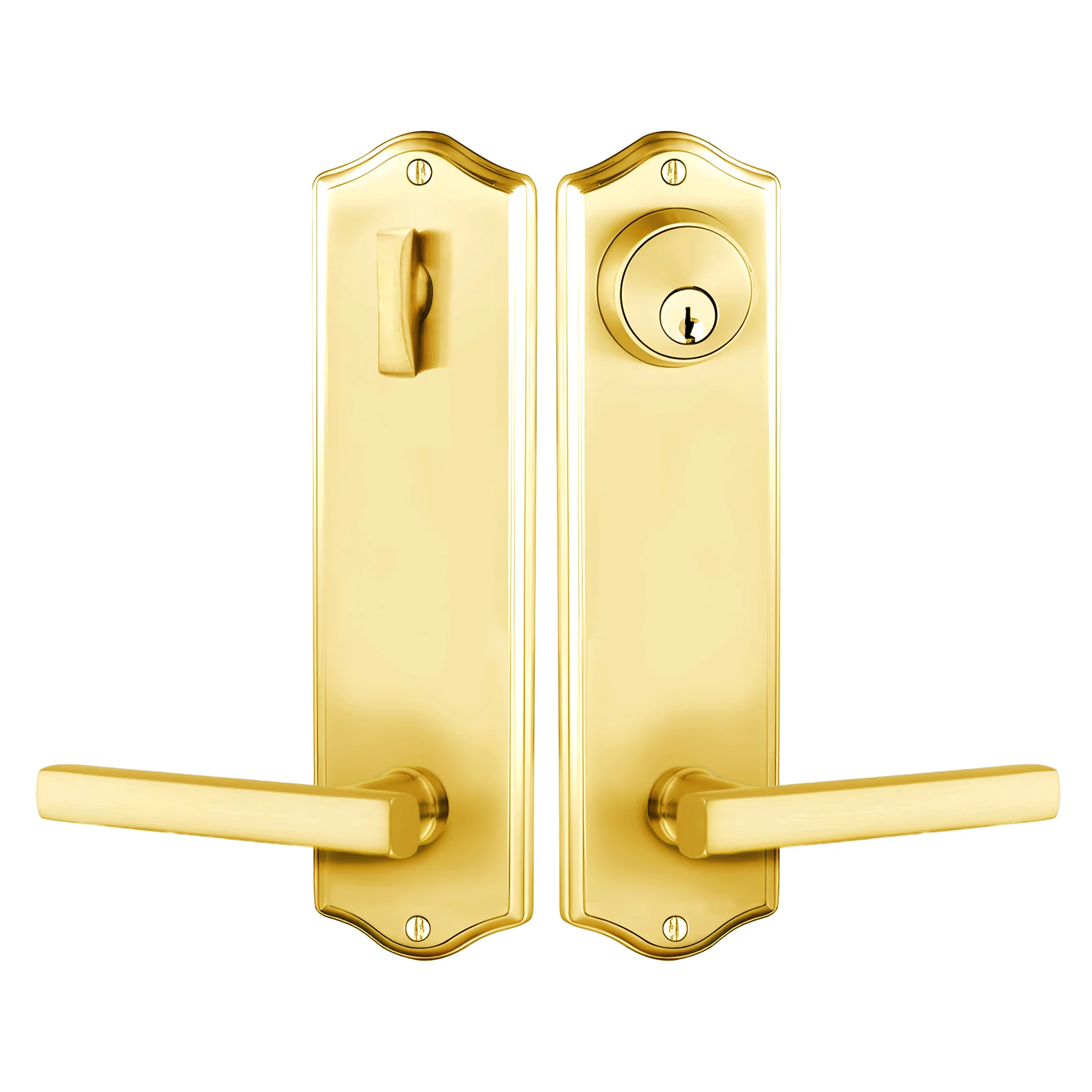 Colonial Sideplate Entry Lockset by Emtek - Image 5