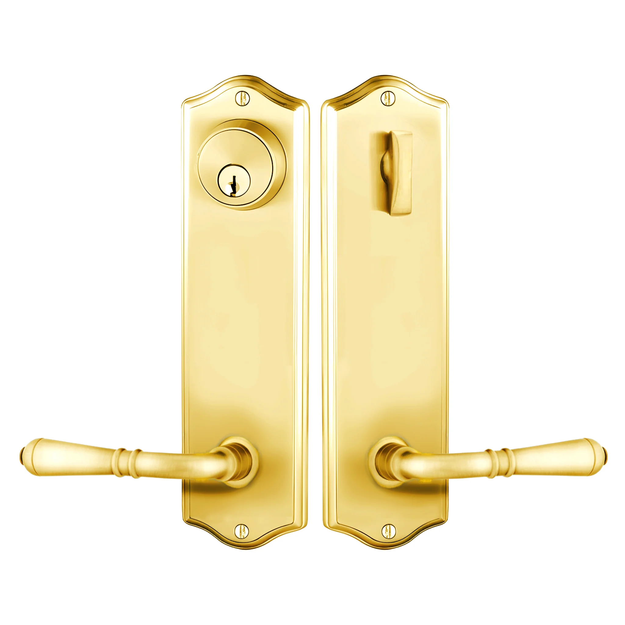 Colonial Sideplate Entry Lockset by Emtek - Image 7