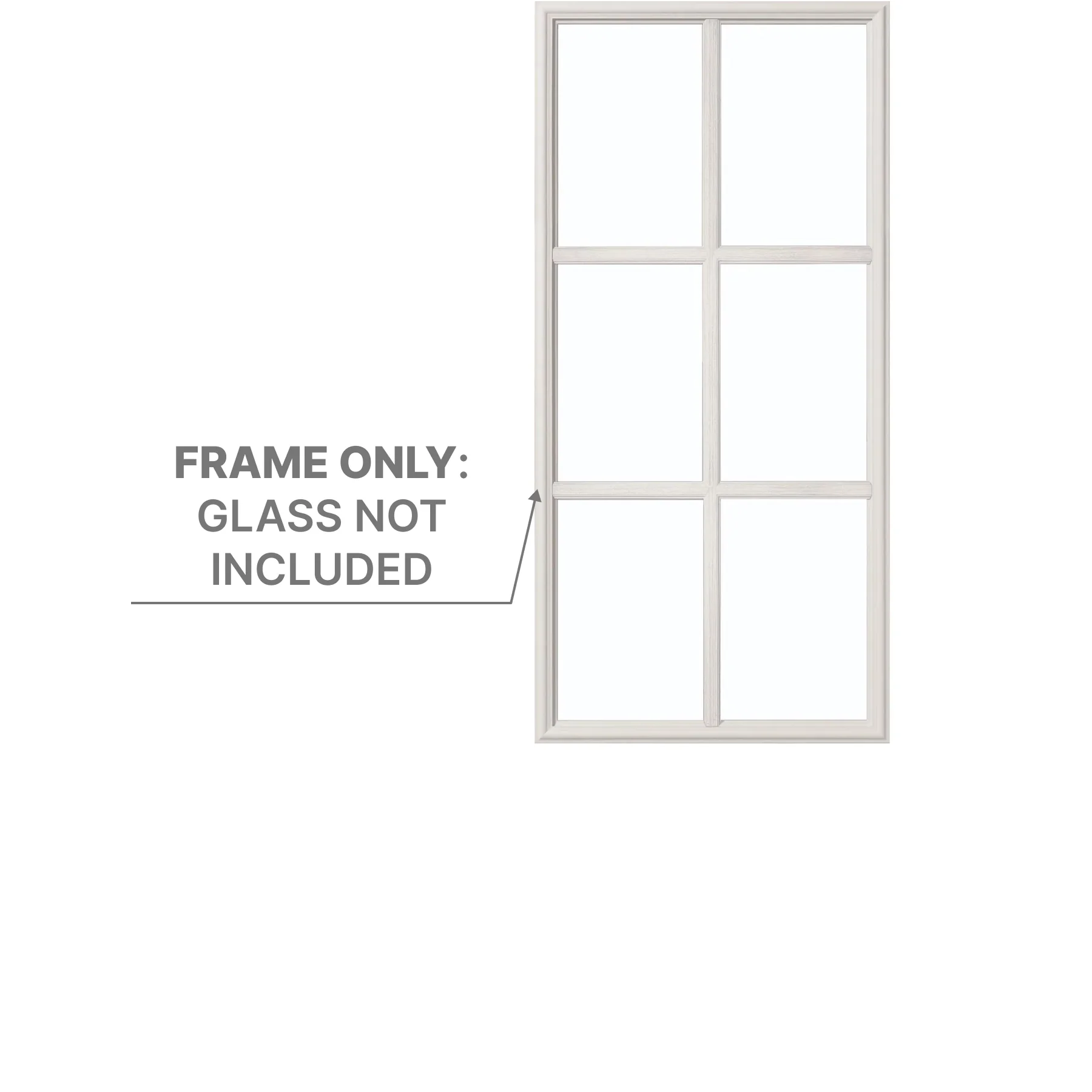 3/4 Lite Frame Kit with 6 Grids - Image 2