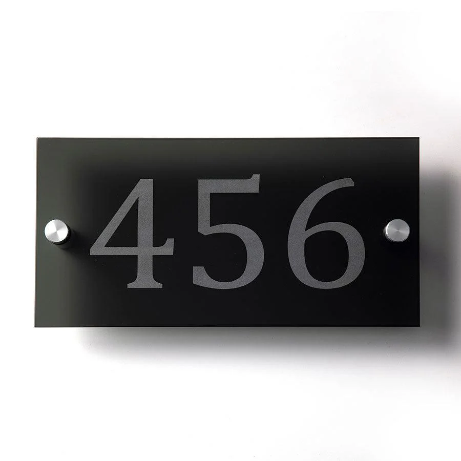 Customizable Glass Address Plaque - Image 10