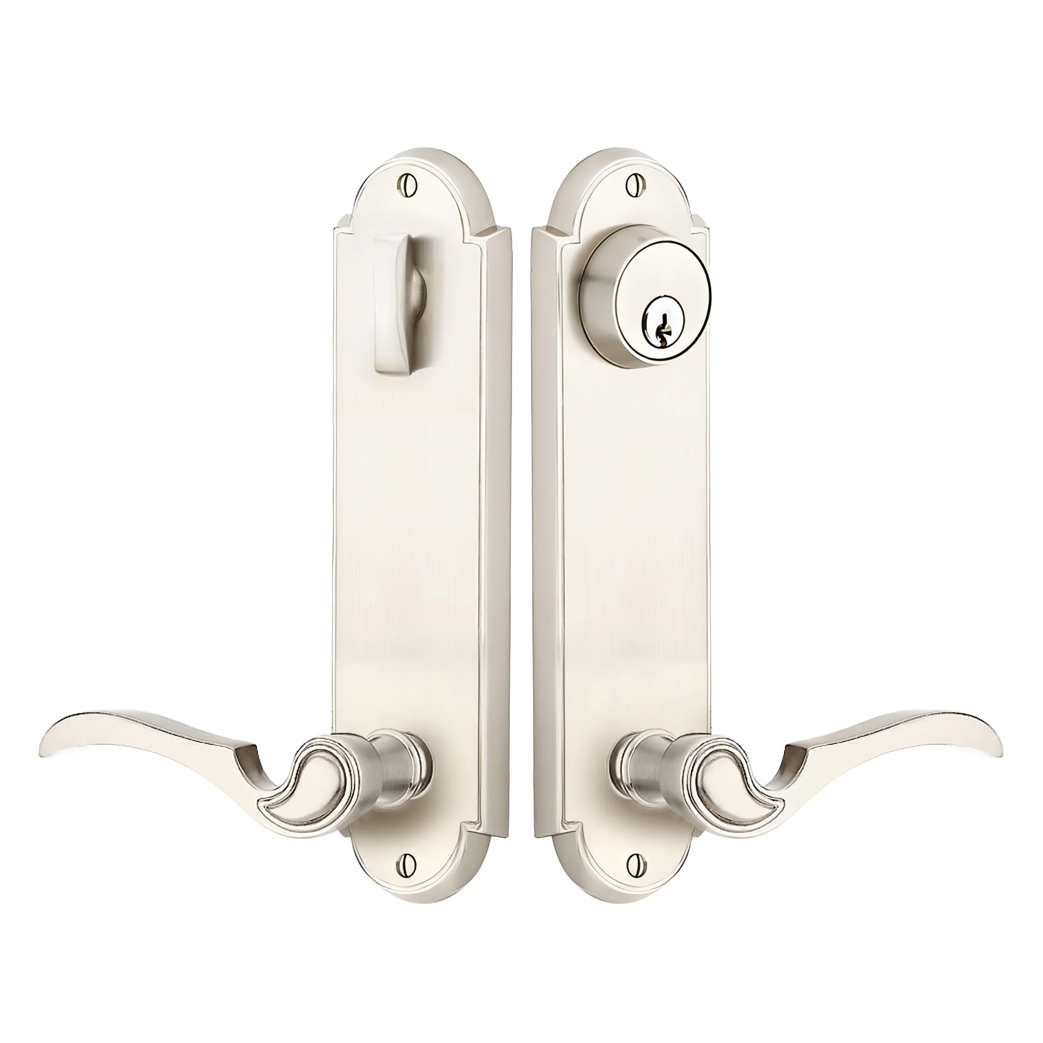 Delaware Sideplate Entry Lockset by Emtek