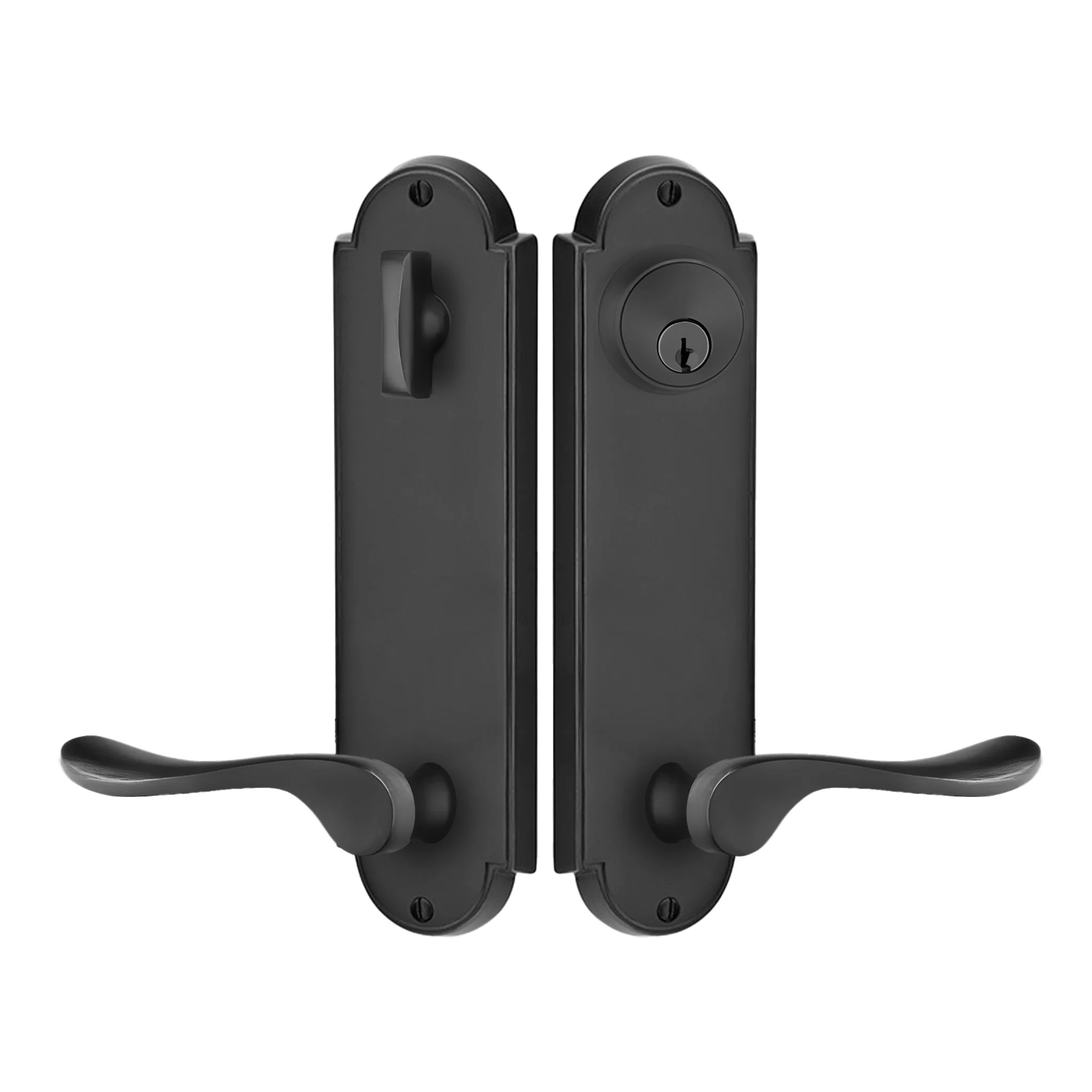 Delaware Sideplate Entry Lockset by Emtek - Image 12