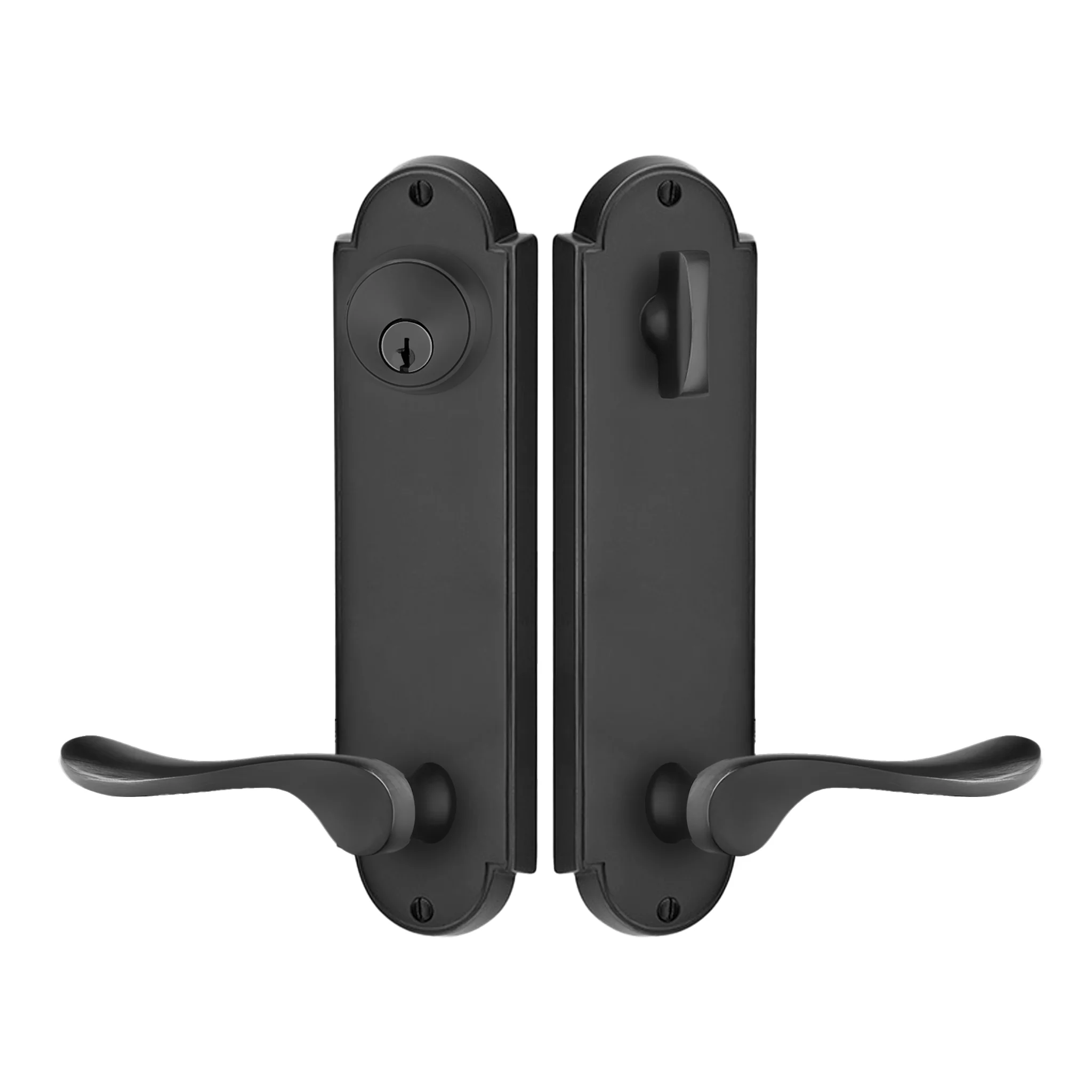 Delaware Sideplate Entry Lockset by Emtek - Image 15