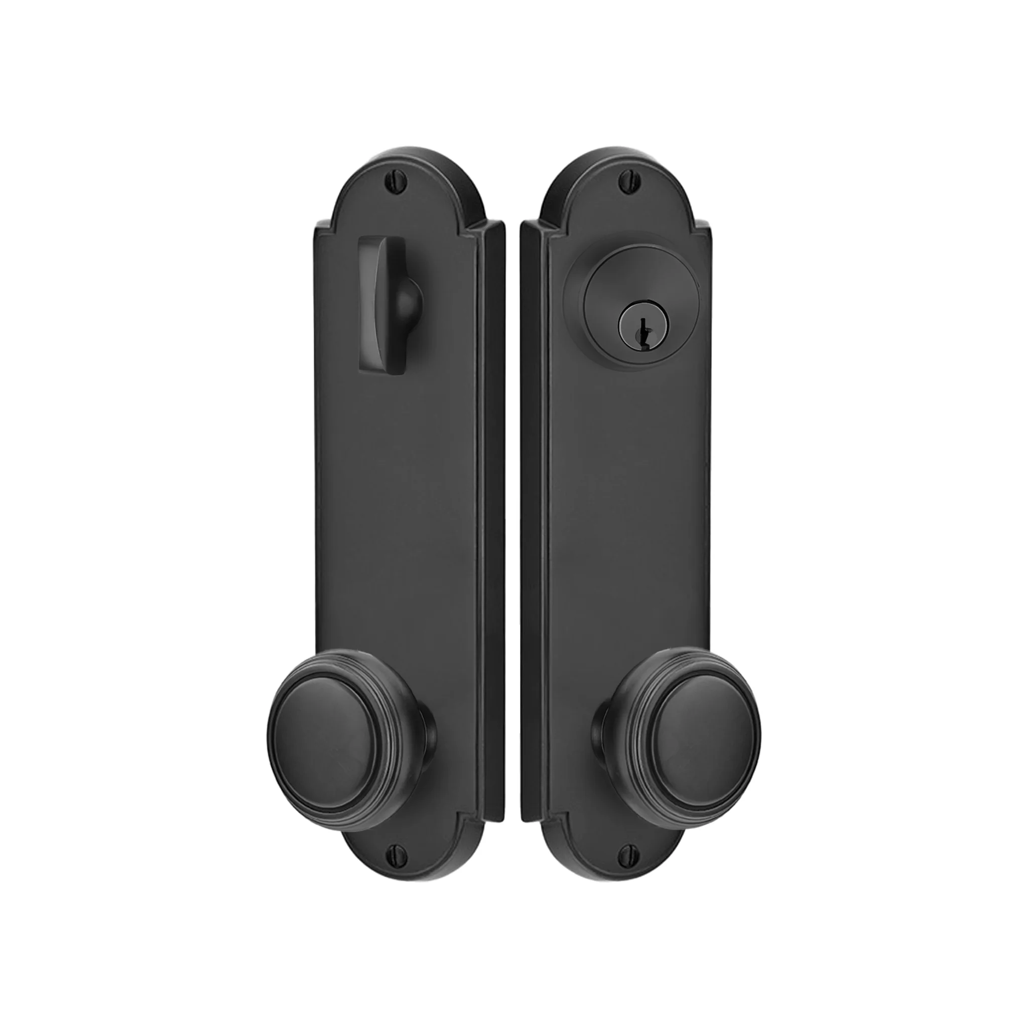 Delaware Sideplate Entry Lockset by Emtek - Image 18