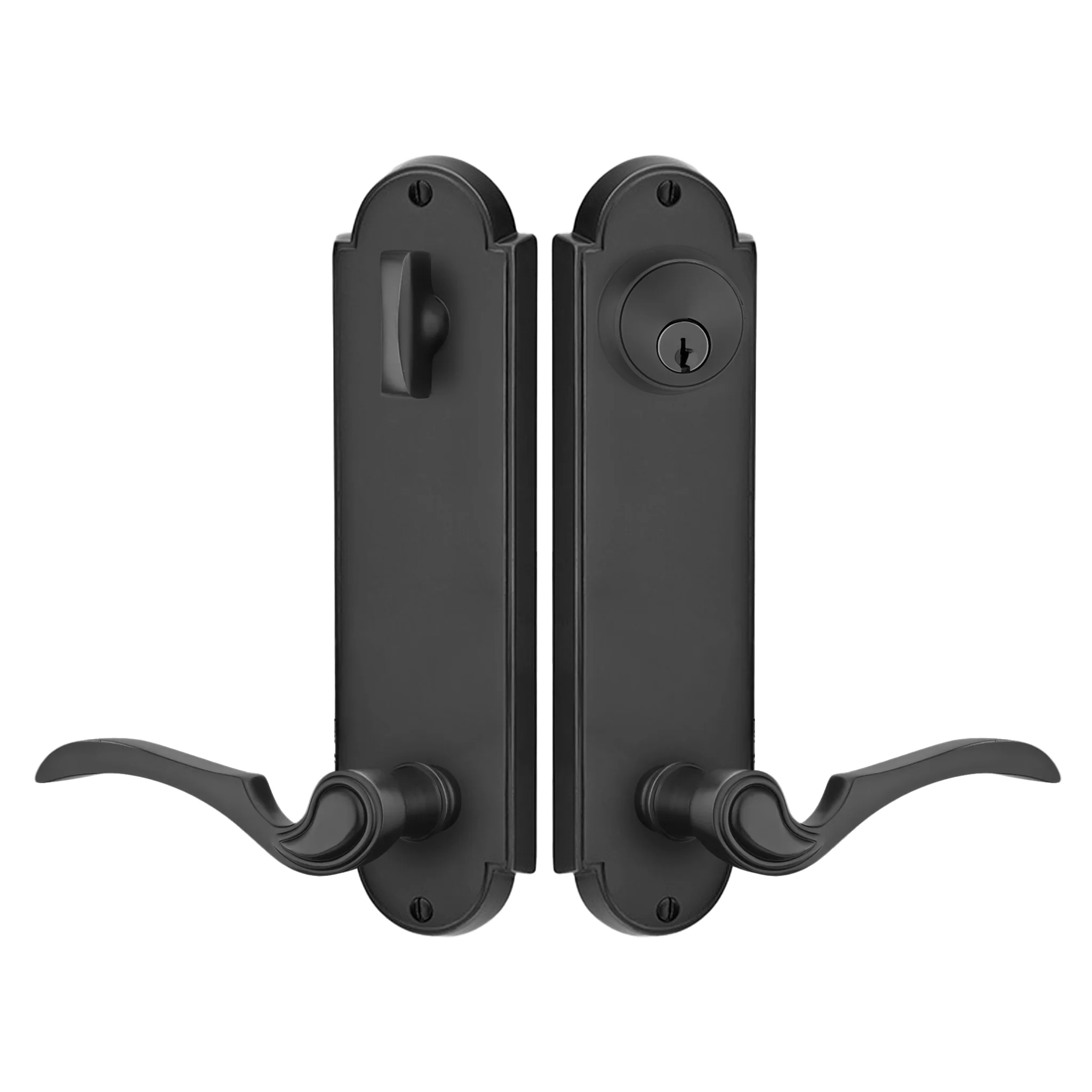 Delaware Sideplate Entry Lockset by Emtek - Image 6