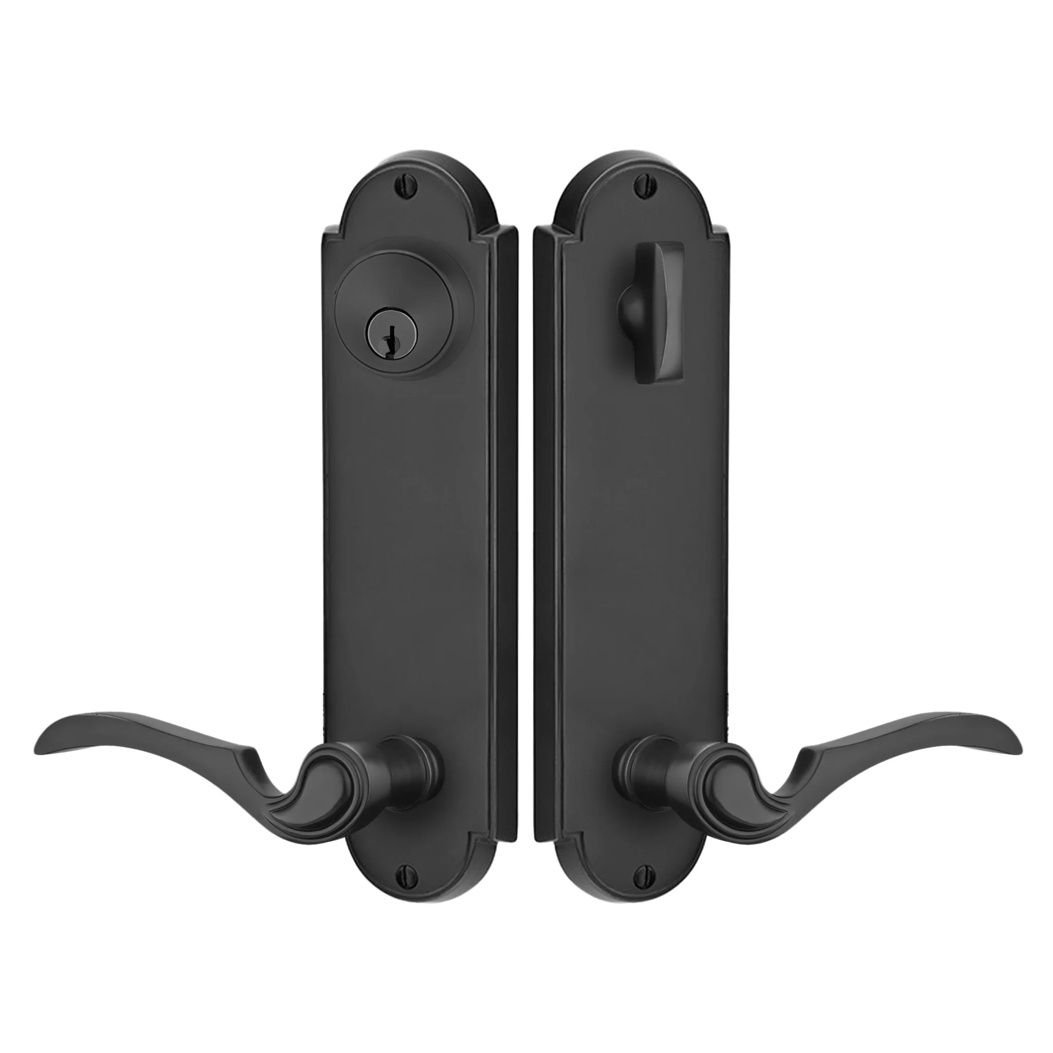 Delaware Sideplate Entry Lockset by Emtek - Image 9