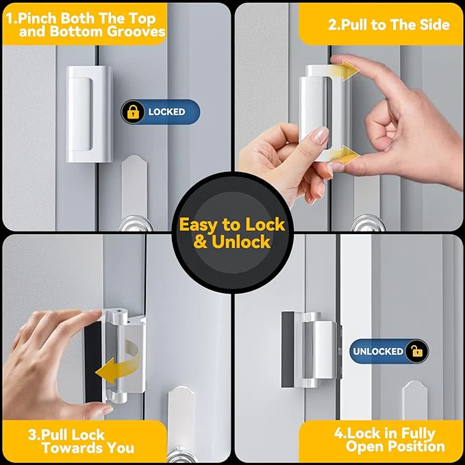 Door Security Latch Lock Reinforcement - Image 4