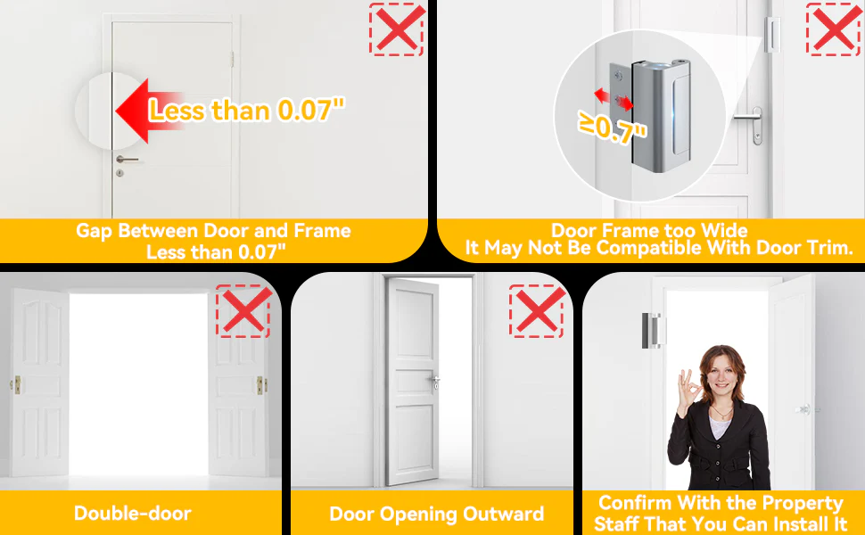 Door Security Latch Lock Reinforcement - Image 8
