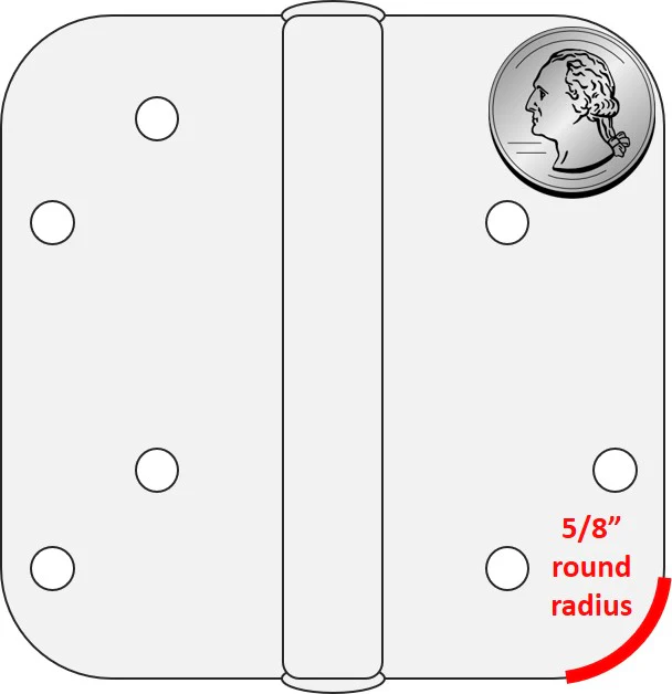 Exterior Door Hinge (1 piece) - Image 3