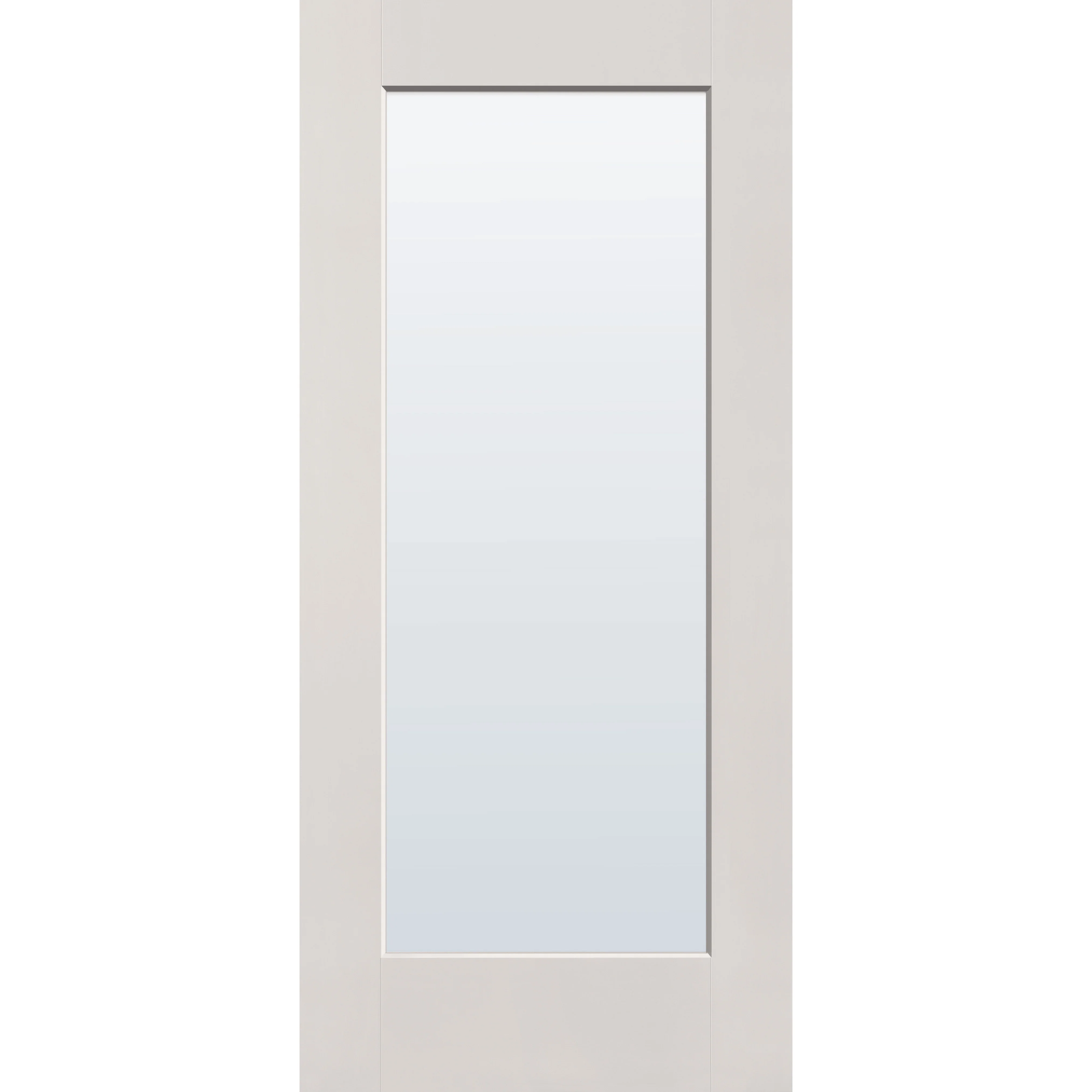 Flush Glazed Fiberglass Entry Door Slab (Full Lite)