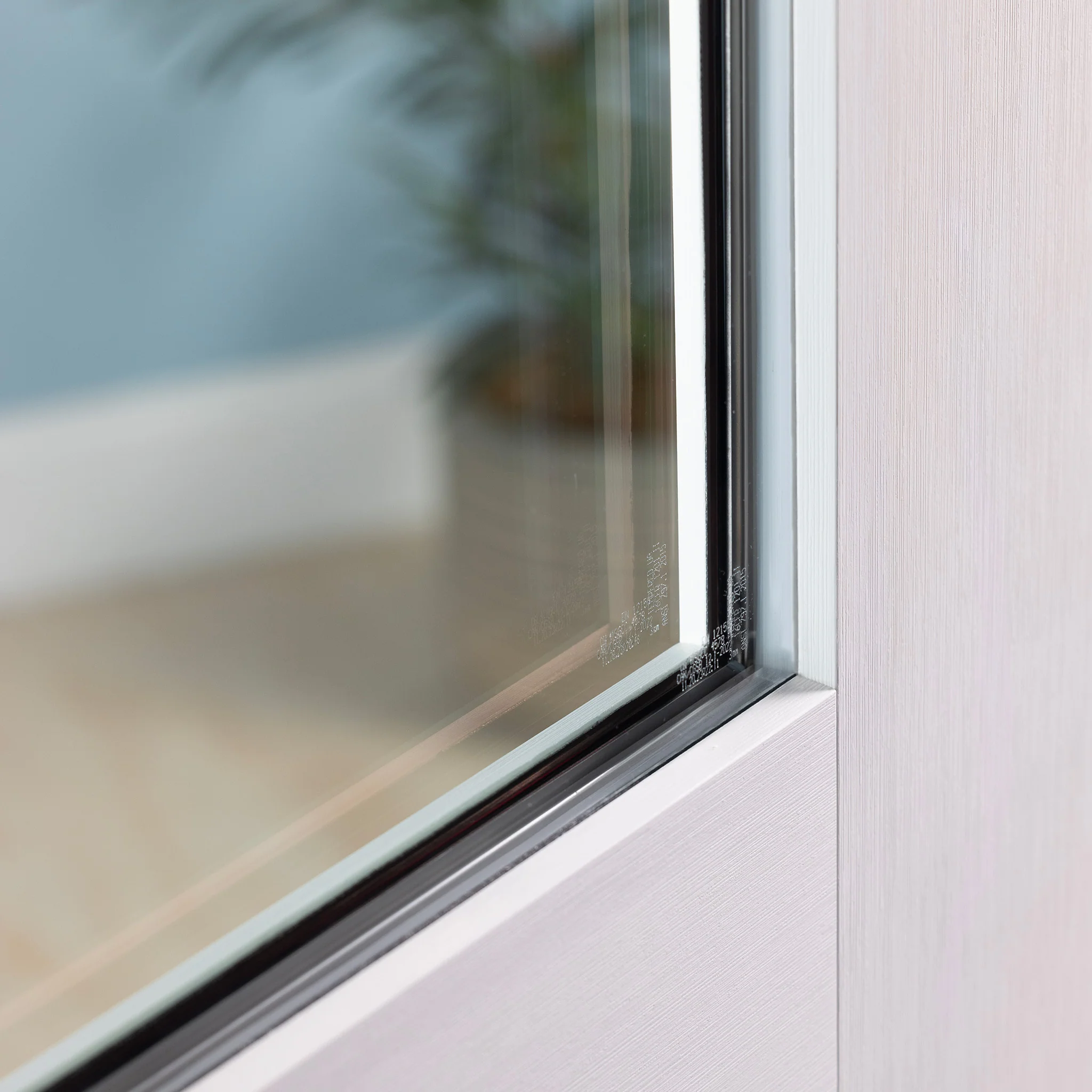 Flush Glazed Fiberglass Entry Door Slab (Full Lite) - Image 3