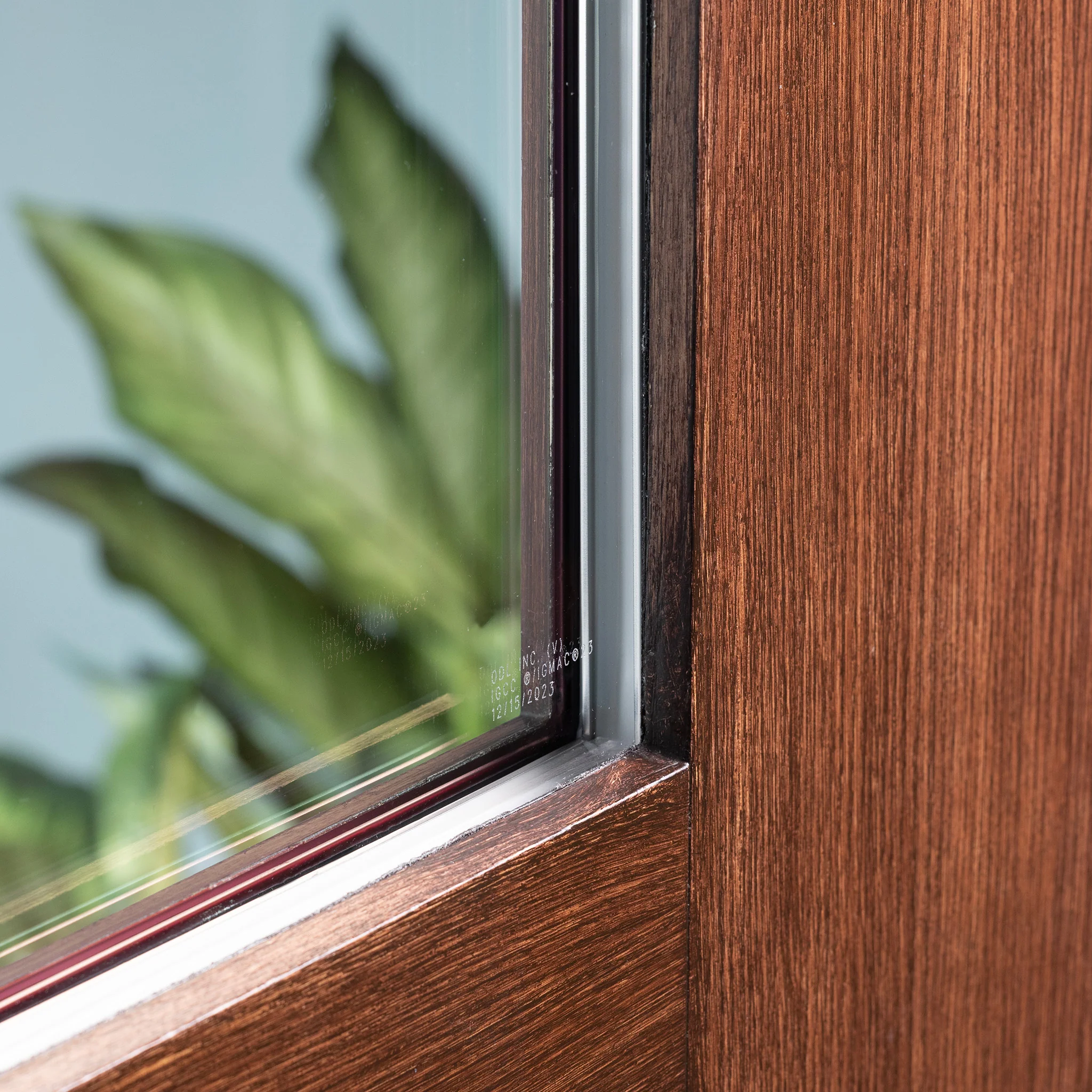 Flush Glazed Fiberglass Entry Door Slab (Full Lite) - Image 4