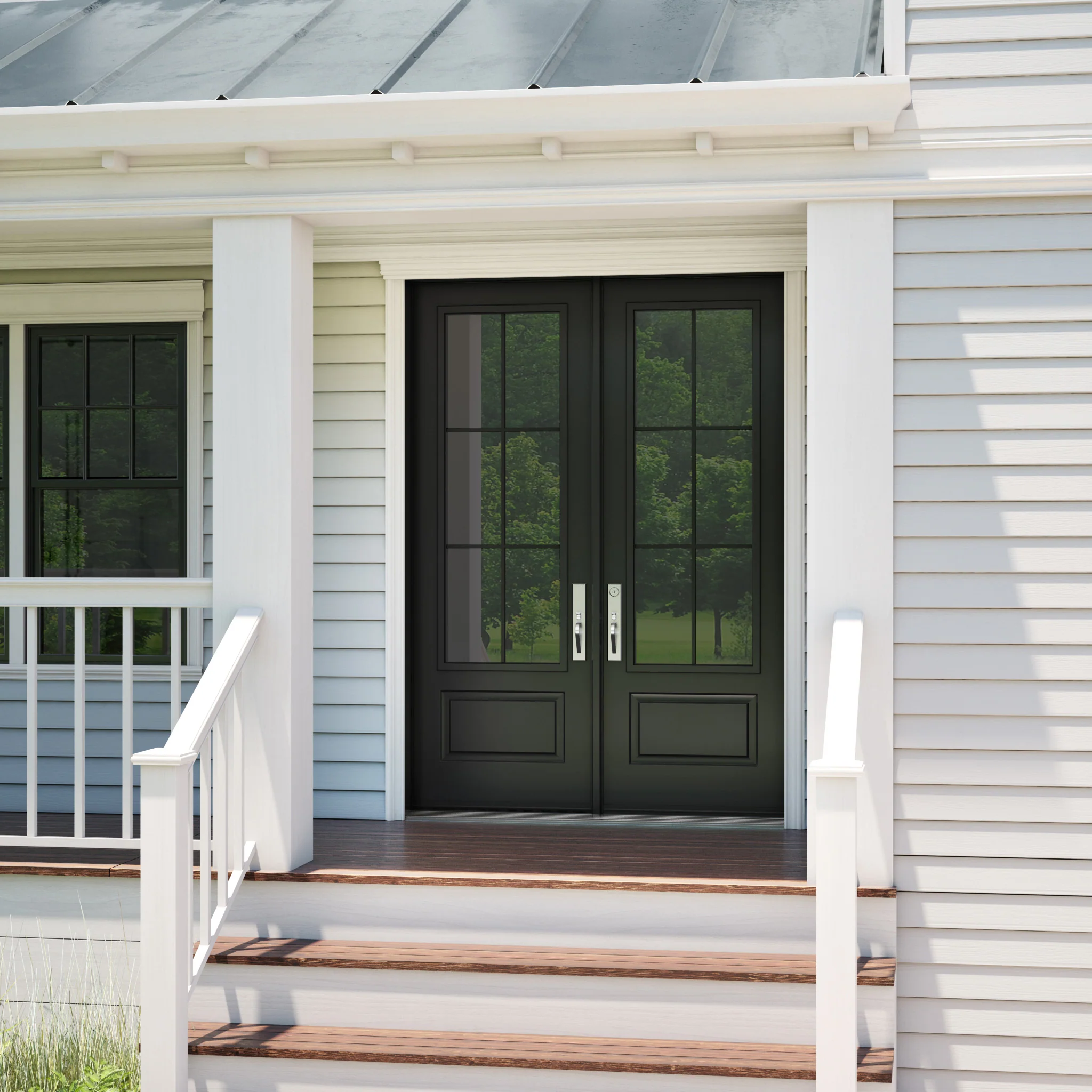 Grills Between Glass 6 Lite Glass and Frame Kit (3/4 Lite 24" x 50" Frame Size) - Image 2