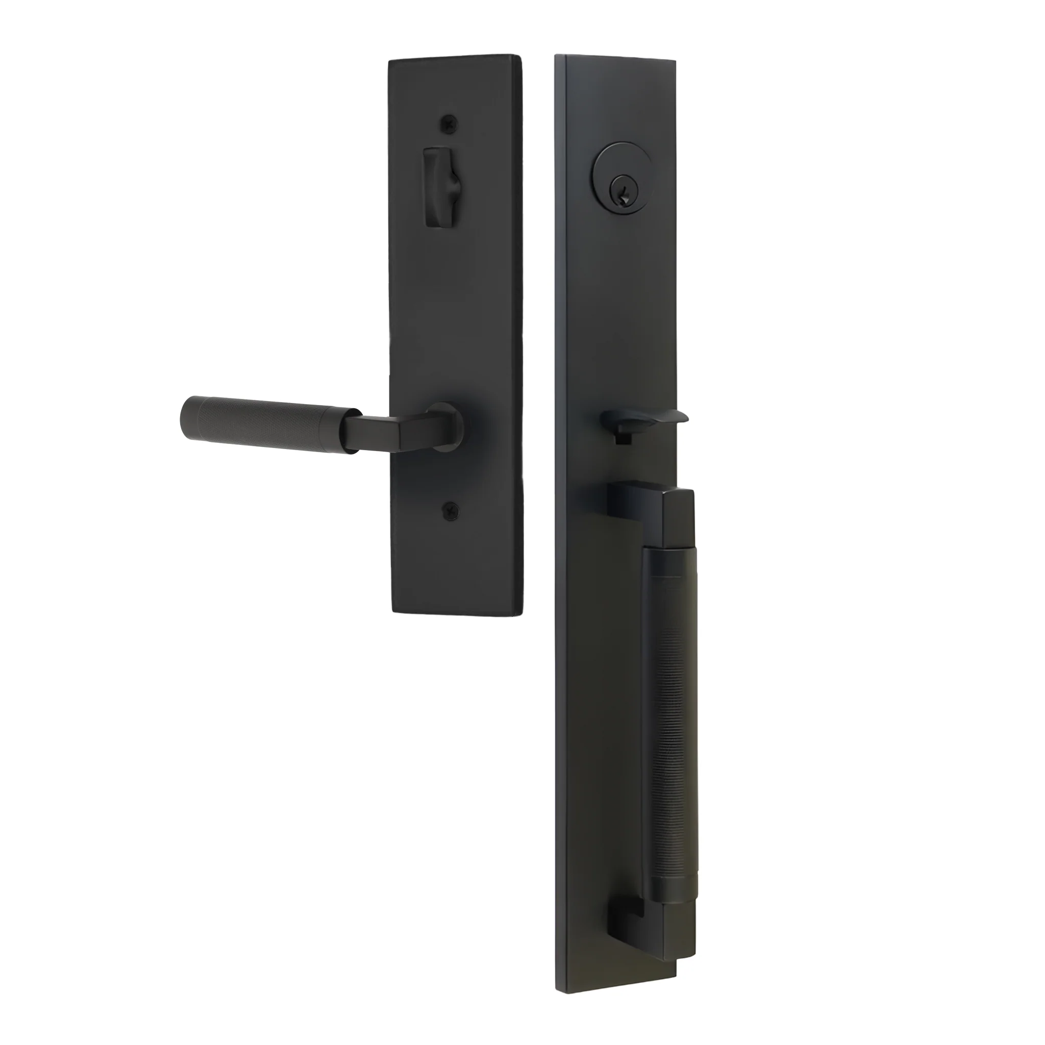 Hercules Knurled Full Length Entry Lockset by Emtek - Image 13