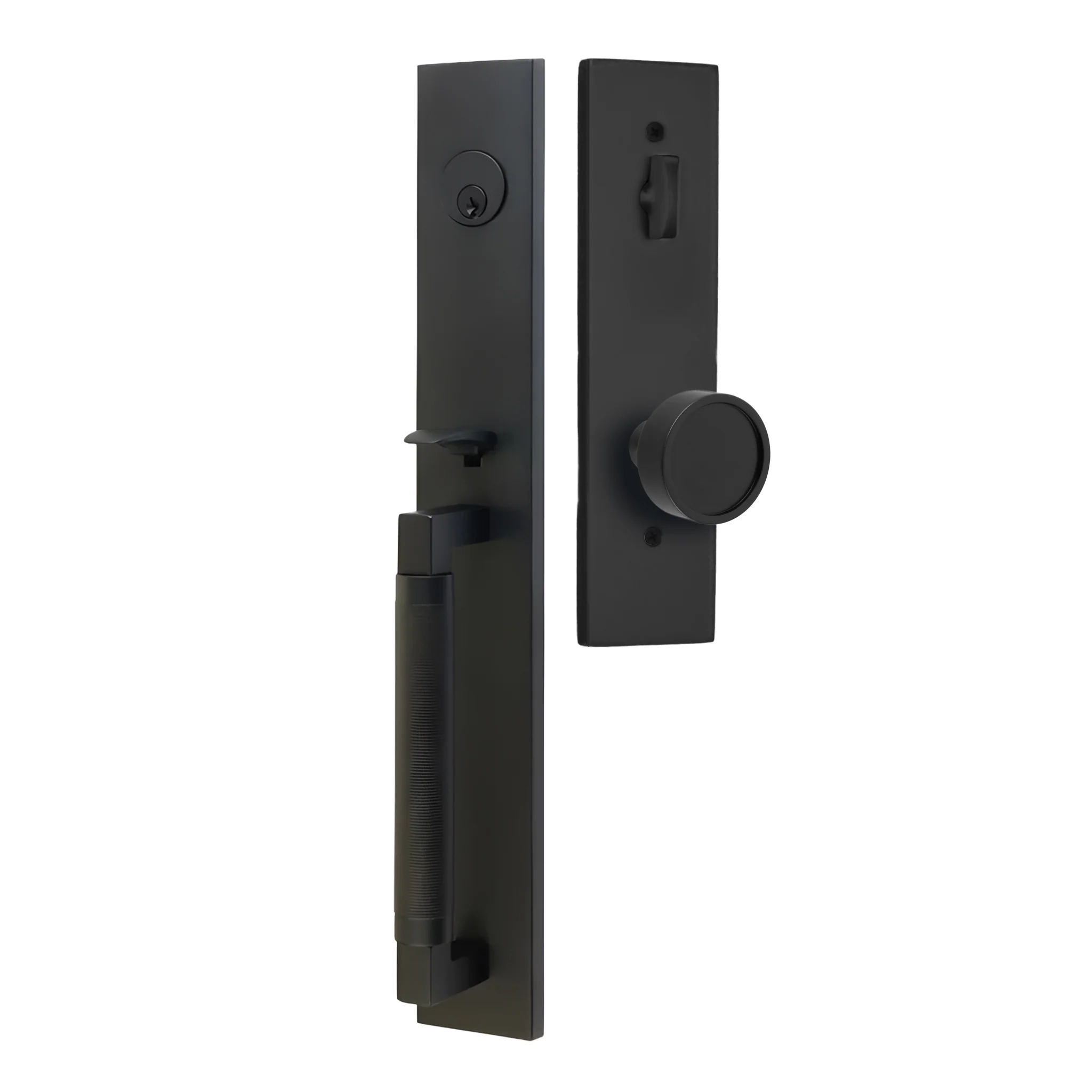 Hercules Knurled Full Length Entry Lockset by Emtek - Image 14