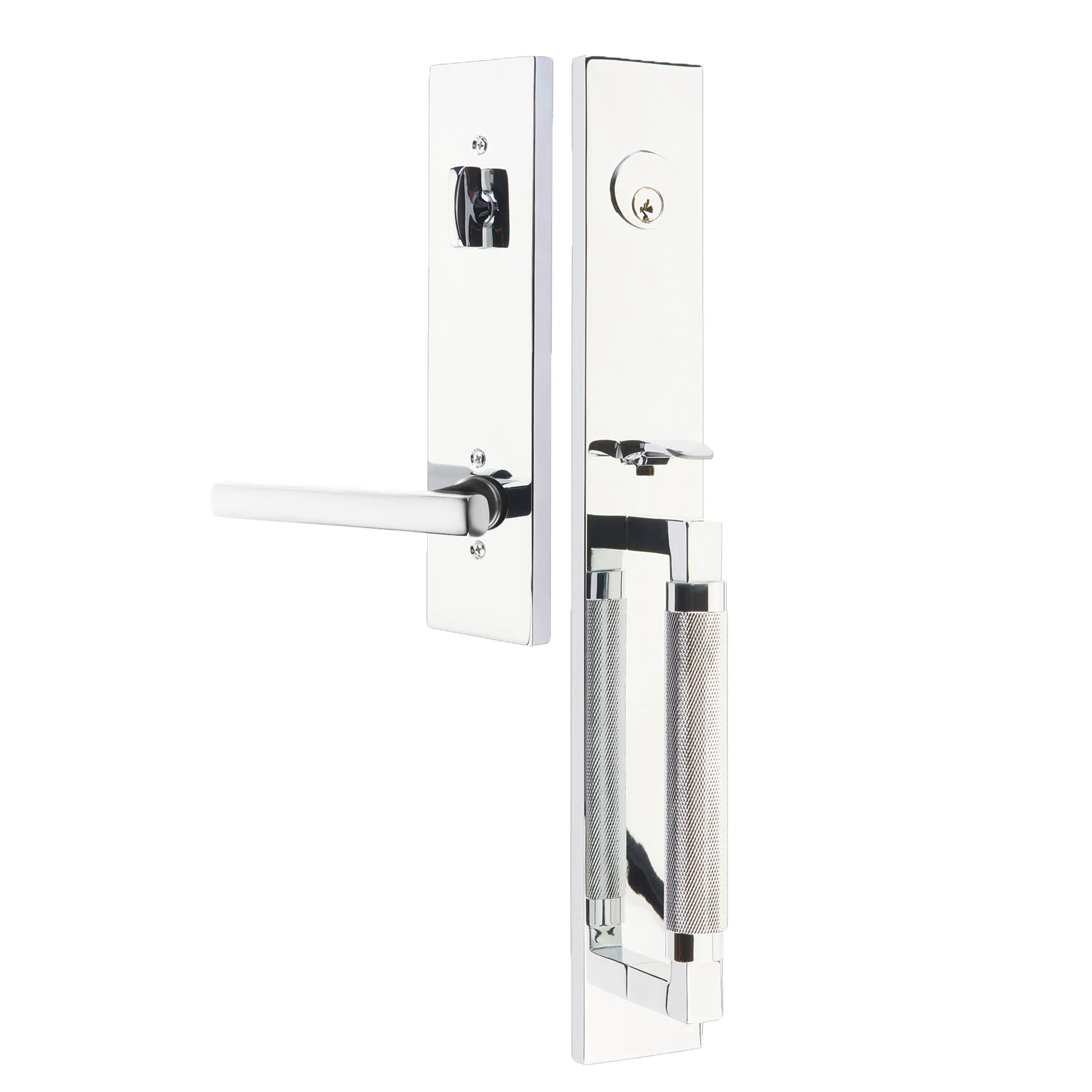 Hercules Knurled Full Length Entry Lockset by Emtek - Image 16