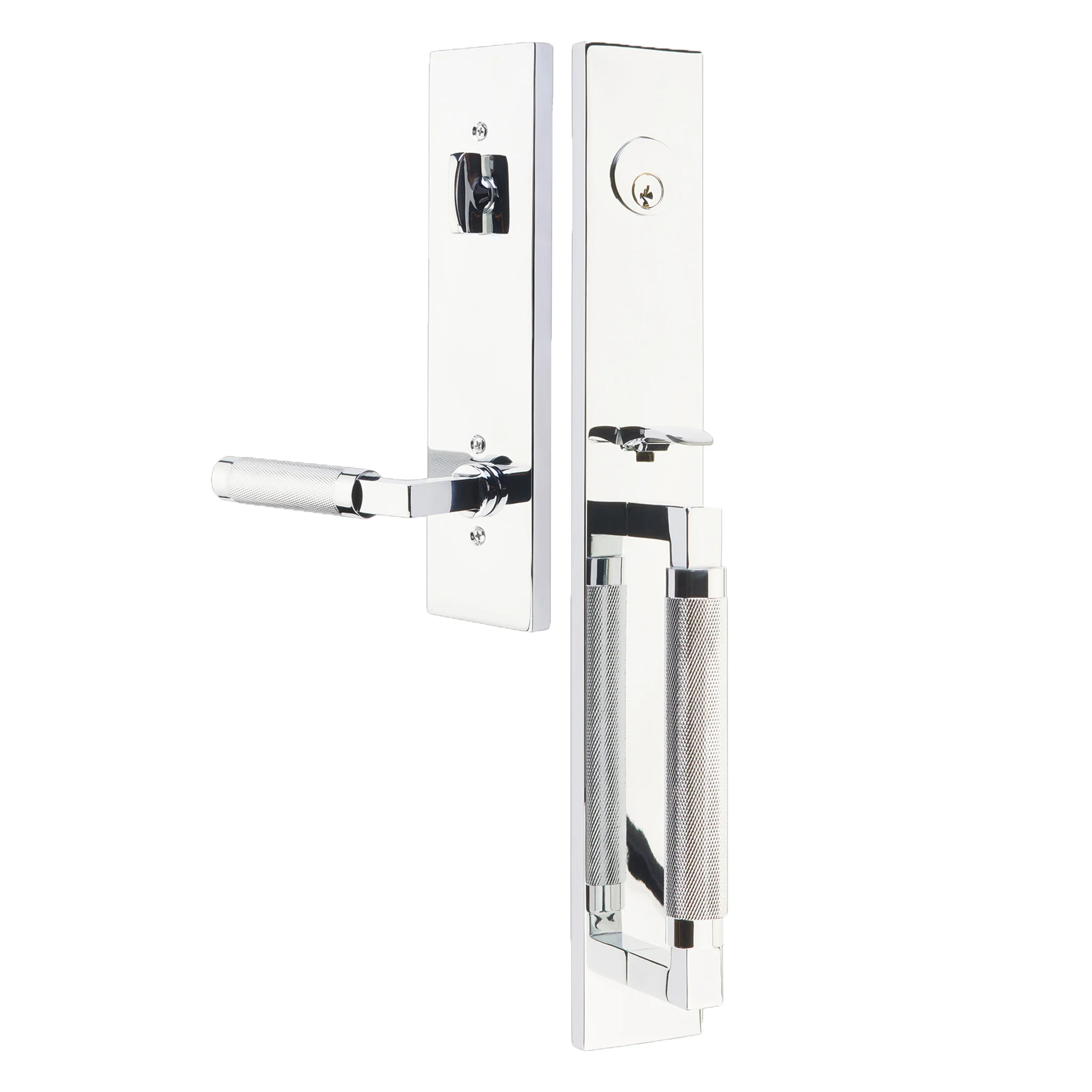 Hercules Knurled Full Length Entry Lockset by Emtek - Image 17