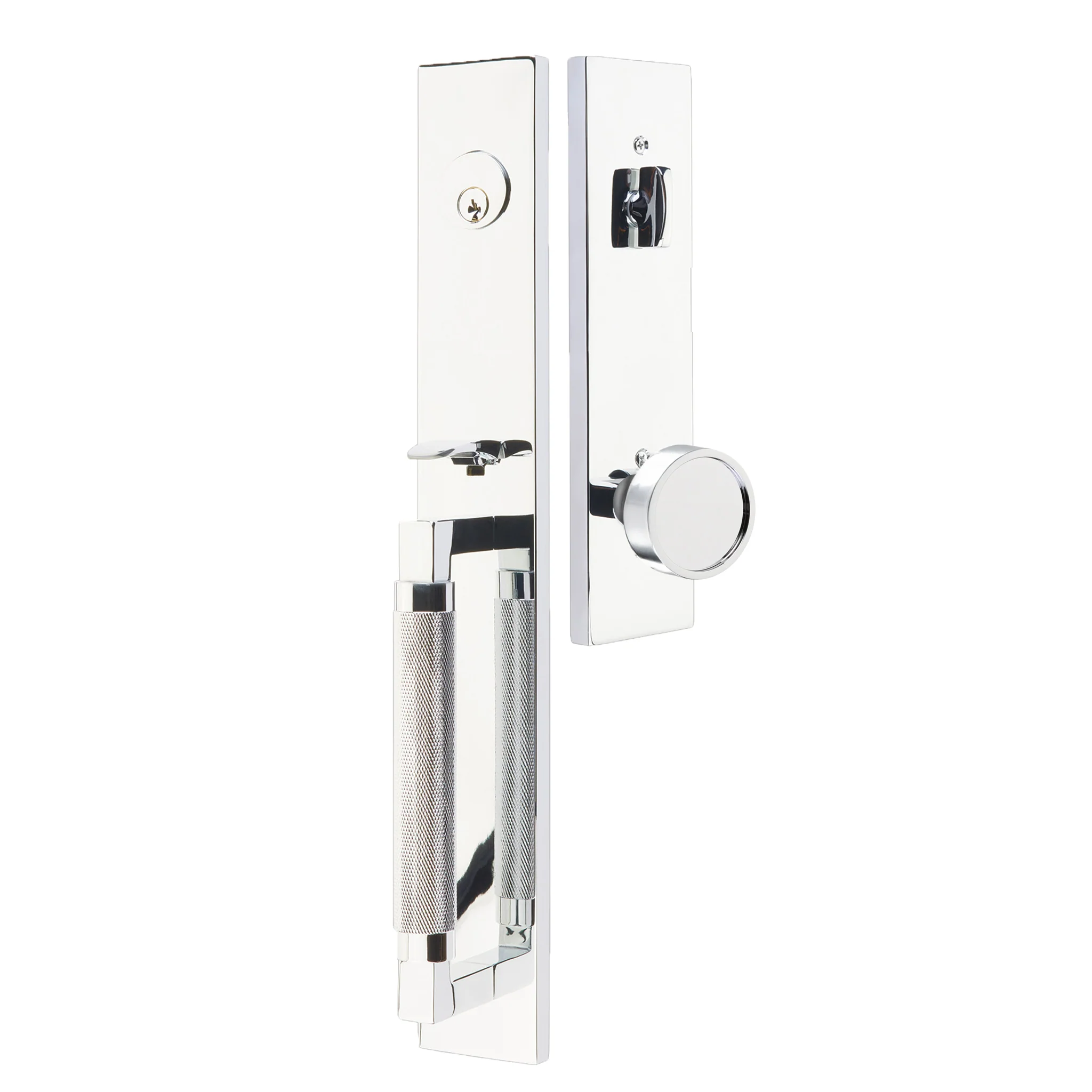 Hercules Knurled Full Length Entry Lockset by Emtek - Image 18