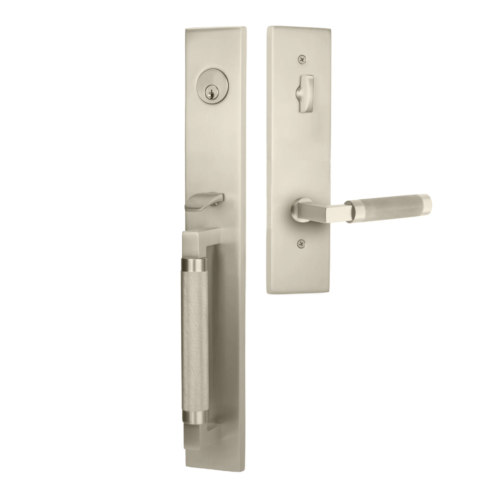 Hercules Knurled Full Length Entry Lockset by Emtek - Image 26