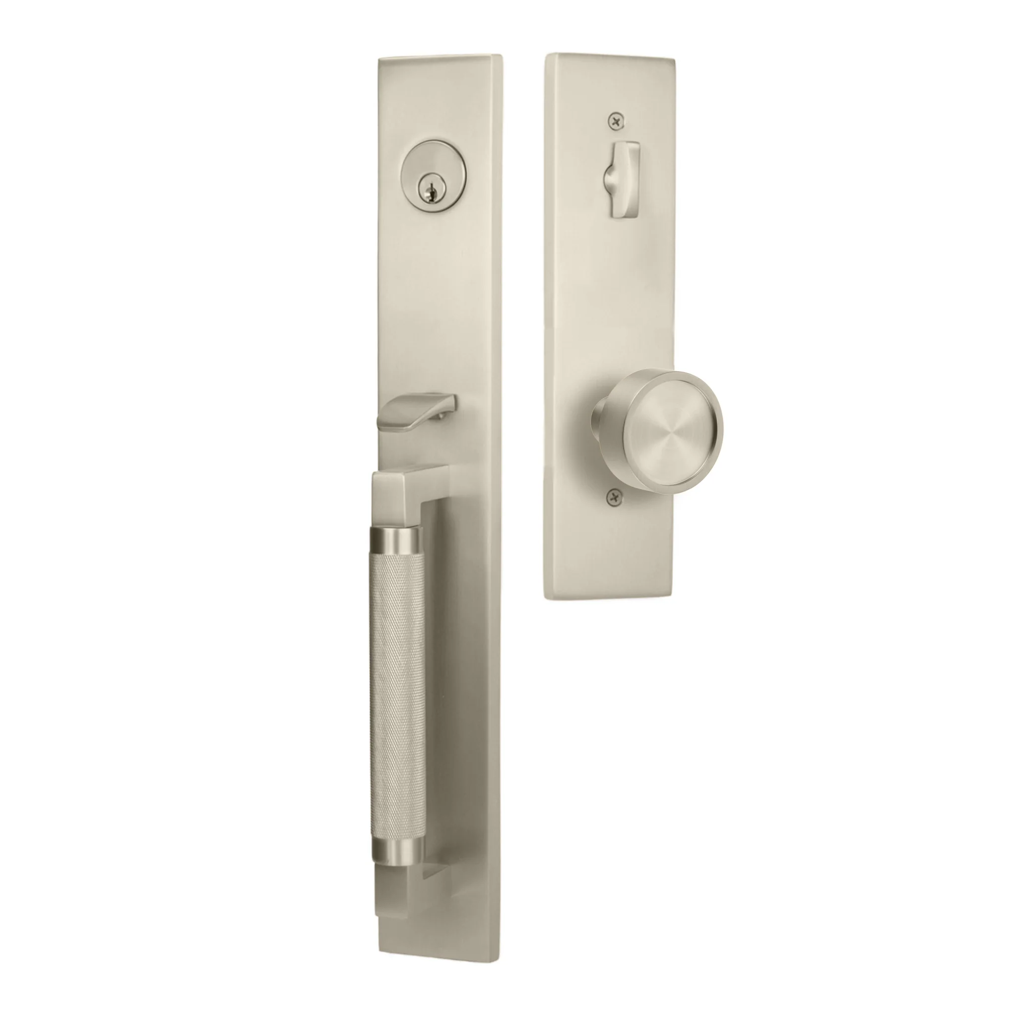 Hercules Knurled Full Length Entry Lockset by Emtek - Image 28