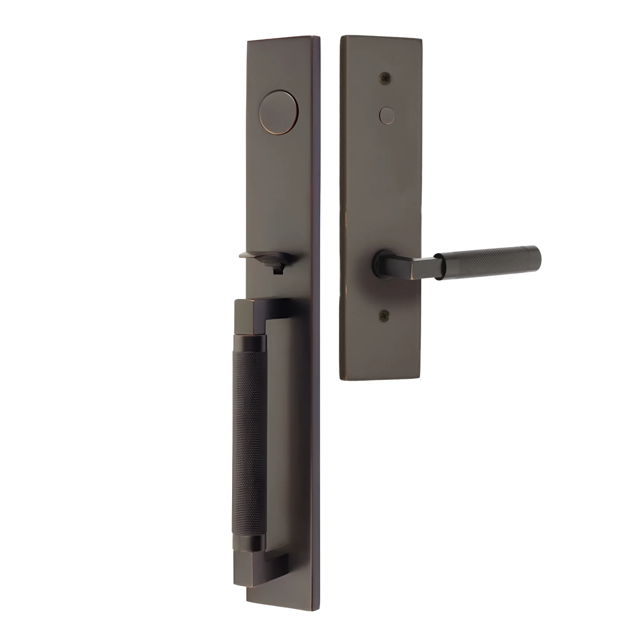 Hercules Knurled Full Length Entry Lockset by Emtek - Image 31