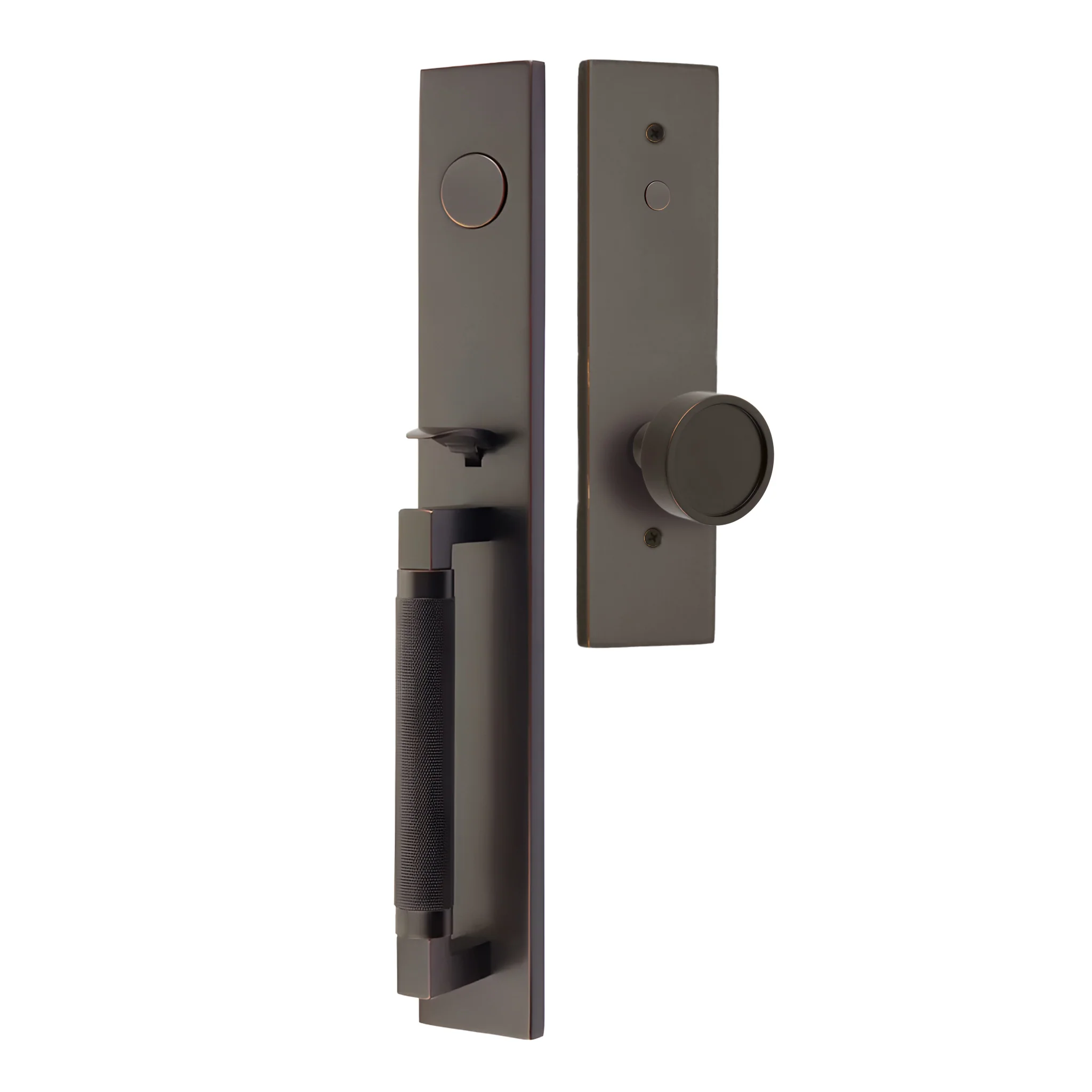 Hercules Knurled Full Length Entry Lockset by Emtek - Image 33