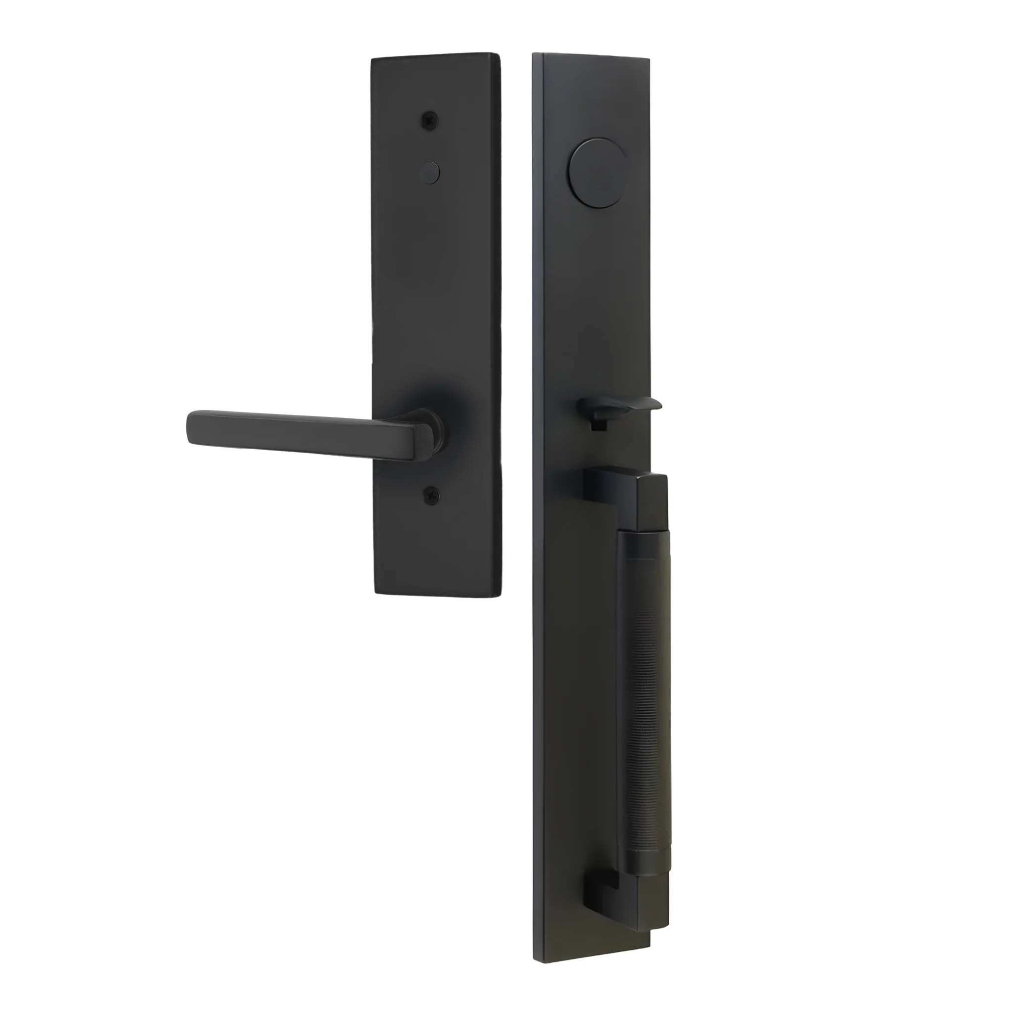 Hercules Knurled Full Length Entry Lockset by Emtek - Image 40