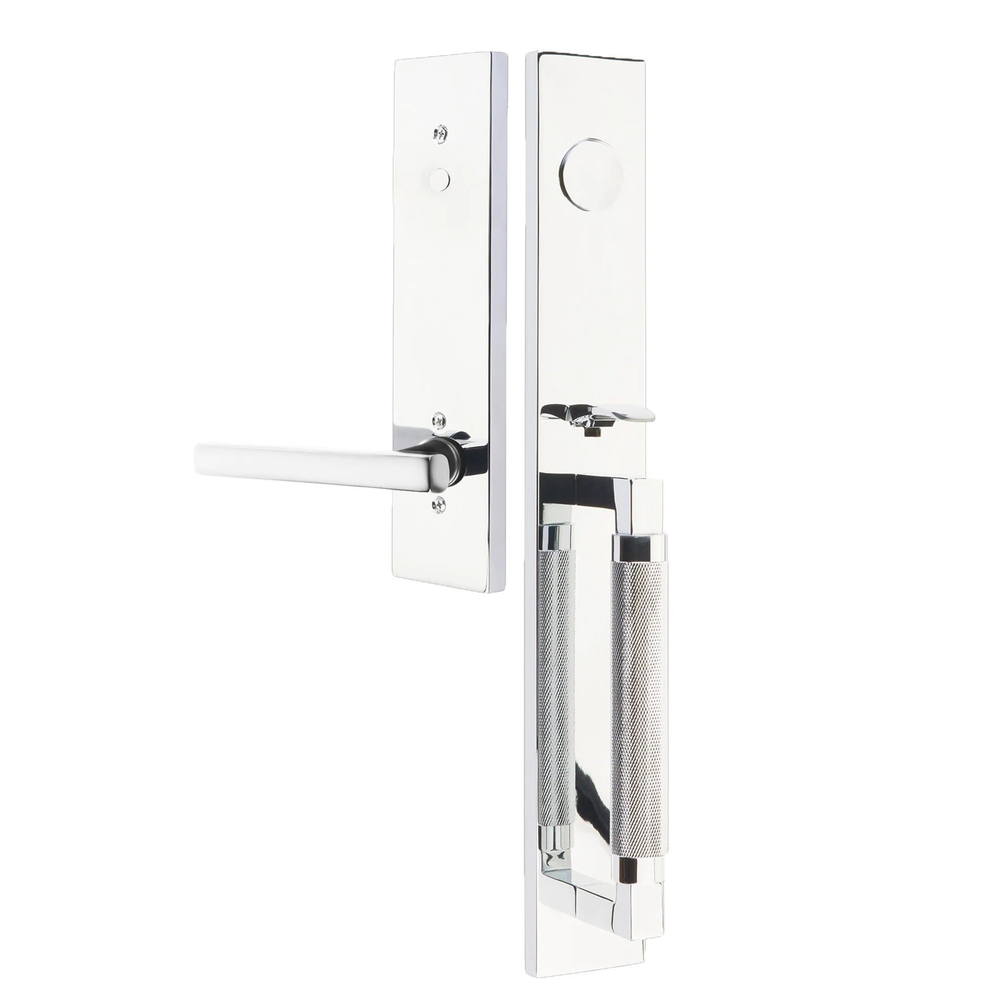 Hercules Knurled Full Length Entry Lockset by Emtek - Image 45