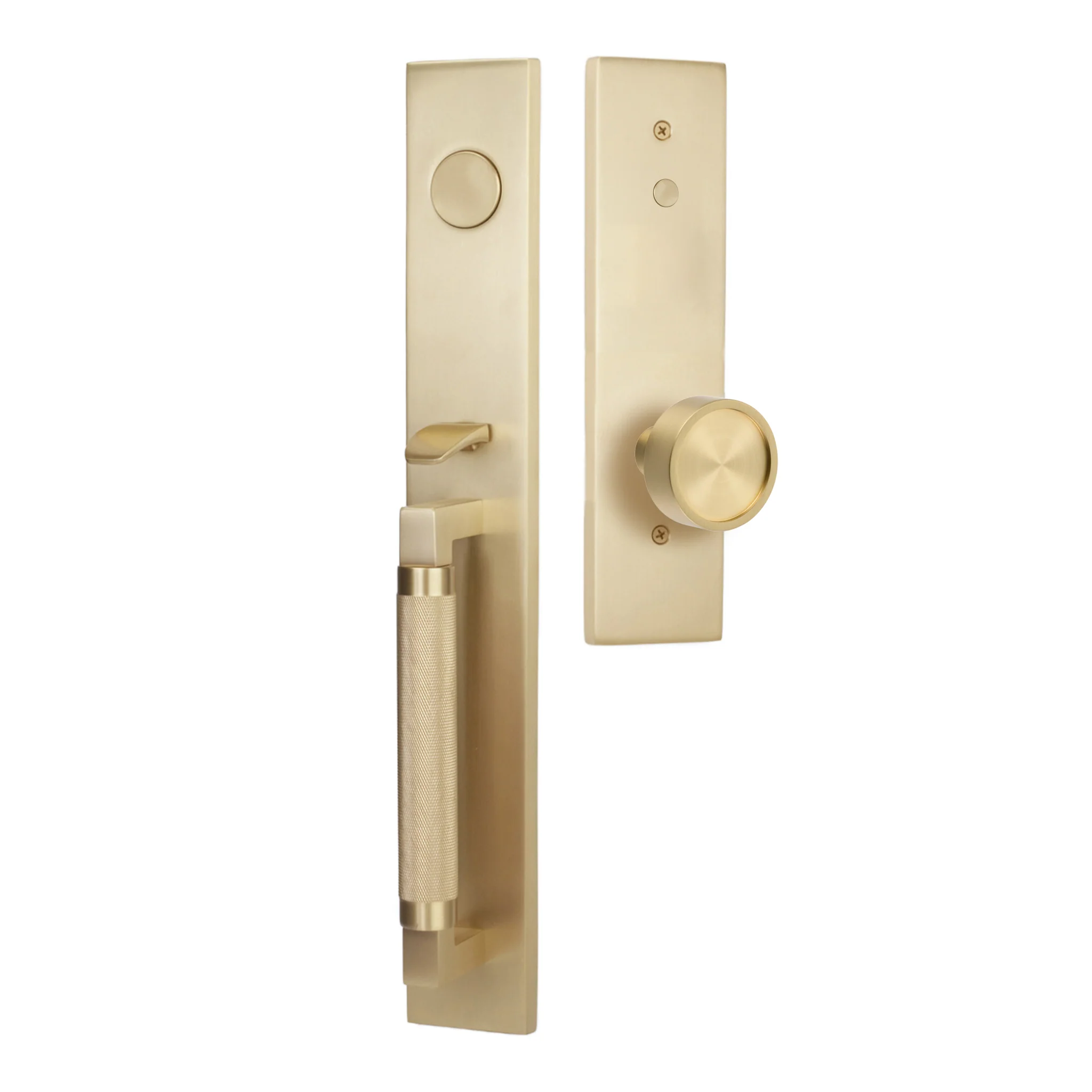 Hercules Knurled Full Length Entry Lockset by Emtek - Image 53