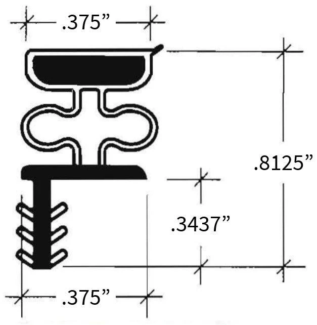 81" High Reach Magnetic Weatherstrip (1 piece) - Image 3
