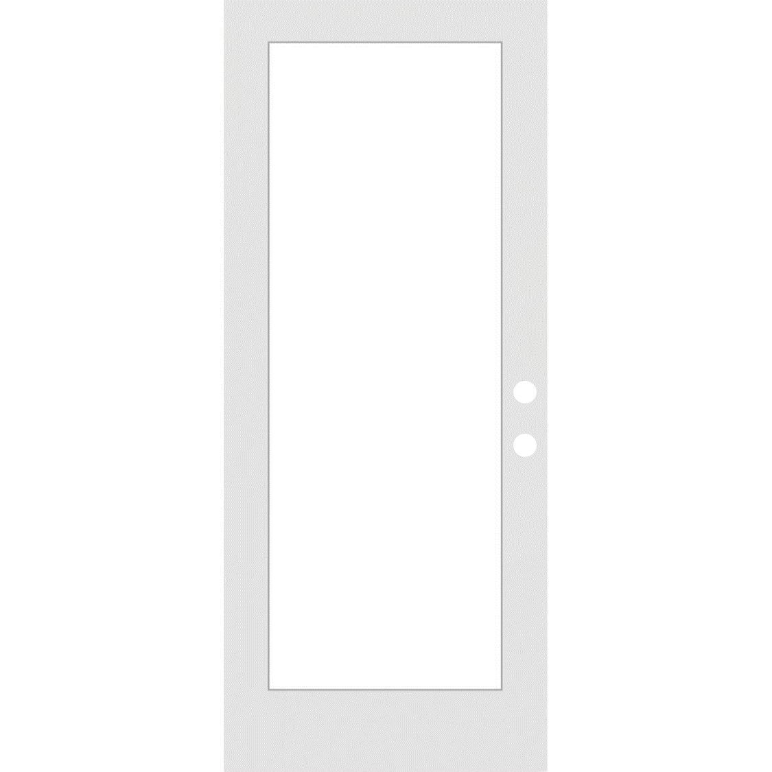 Hurricane Impact Smooth Fiberglass Entry Door Slab (Flush) - Image 5